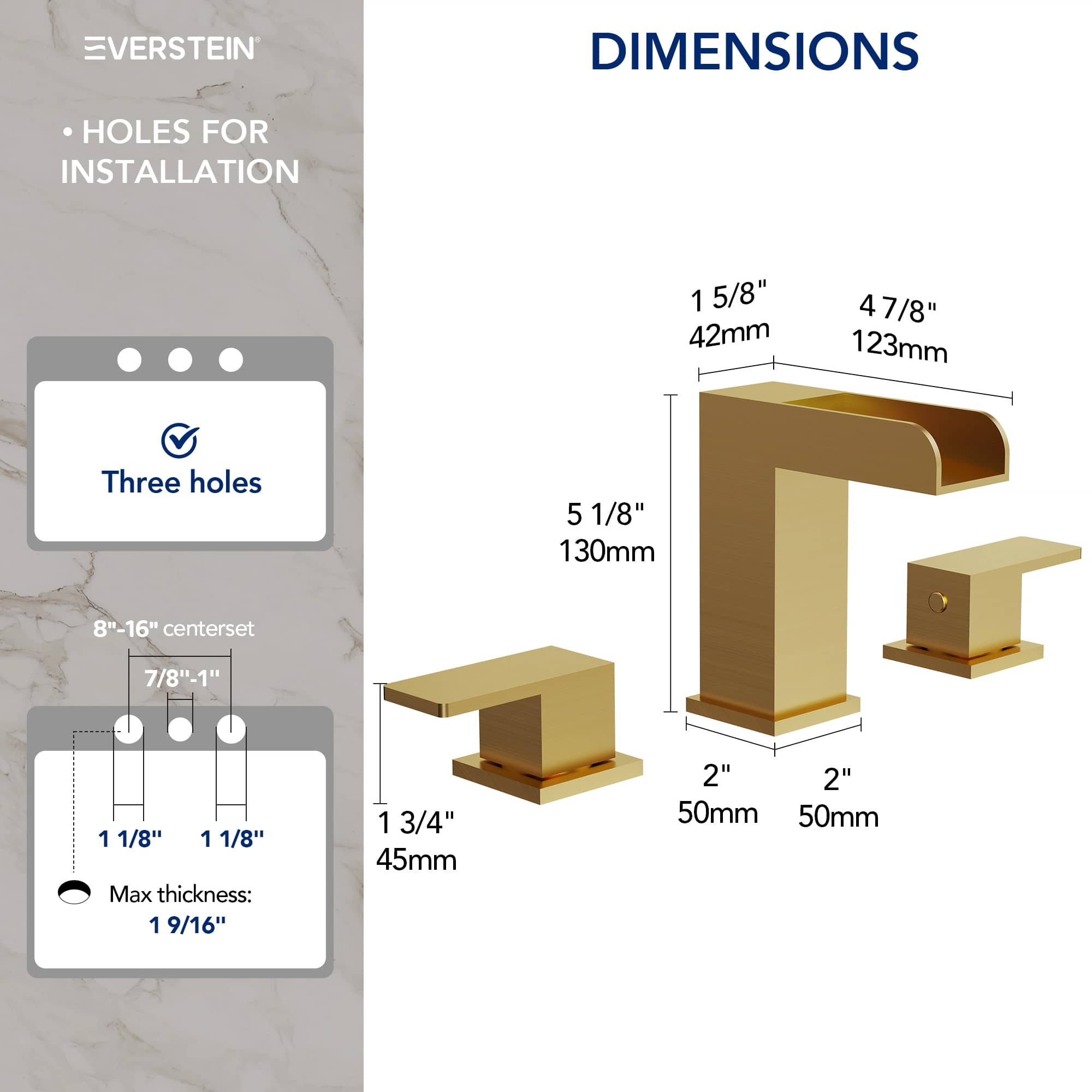 EVERSTEIN SFS-1117-GD Lavatory-Faucets - View #11