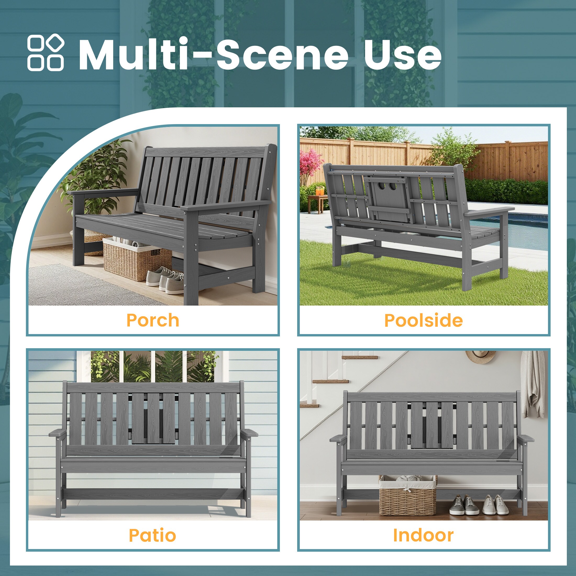 Serwall LS-NSCY-GY benches - View #7