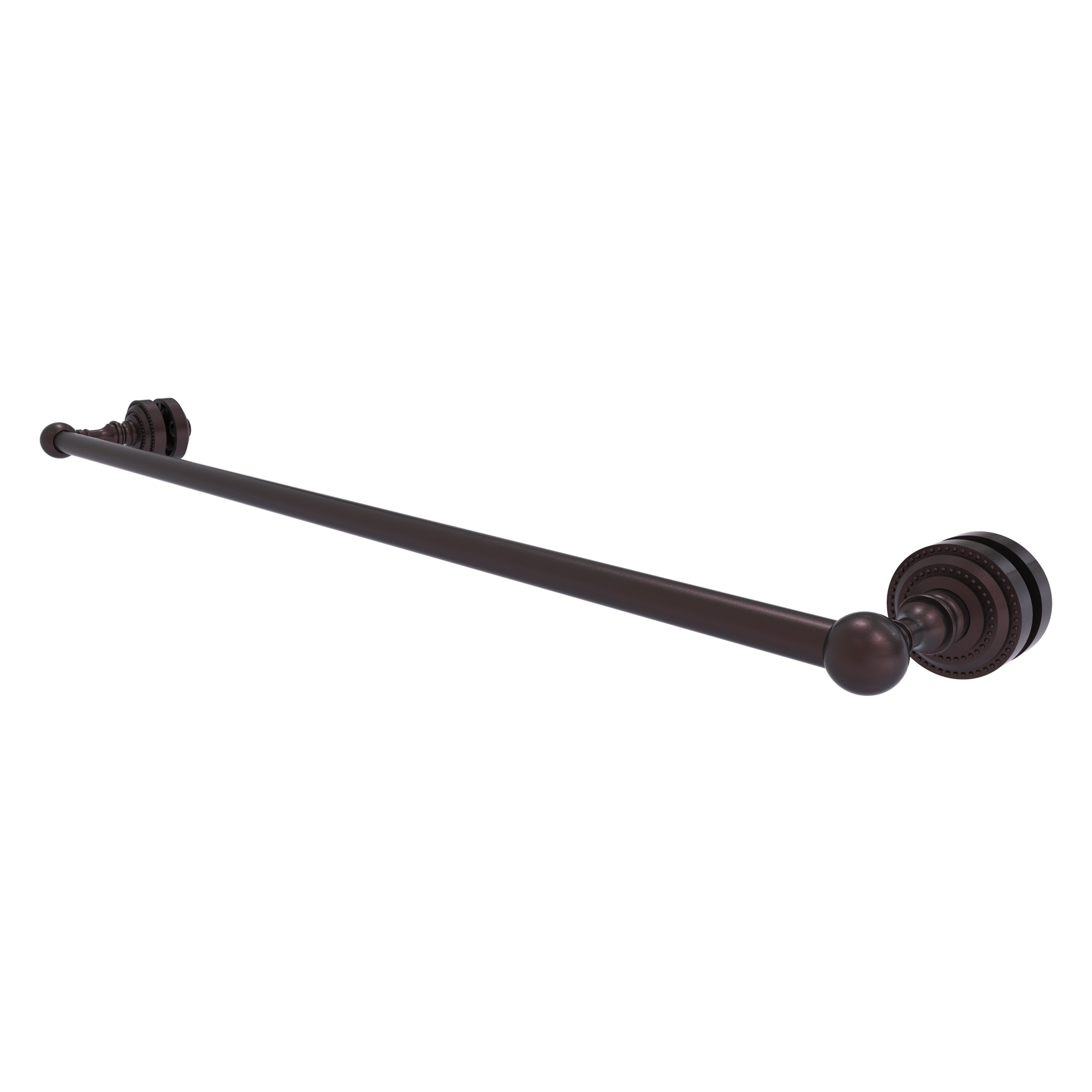 Allied Brass DT-41-SM-30-ABZ Dottingham 30-in Antique Bronze Wall mount Single Towel Bar