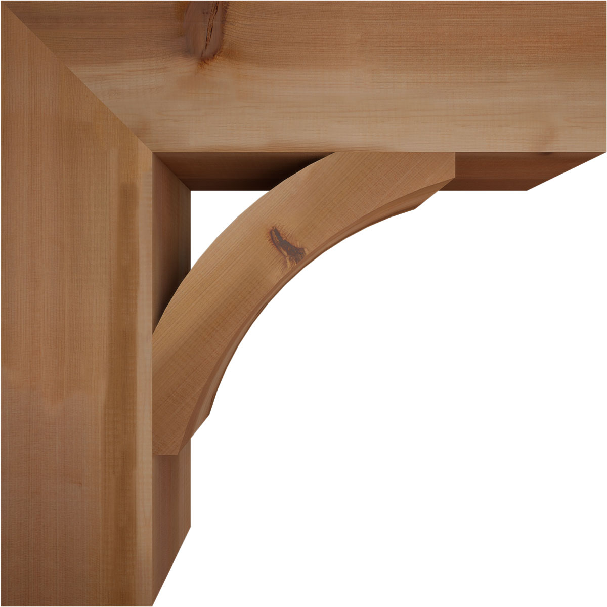 Ekena Millwork BKT06X24X24THR05SWR Exterior-Brackets-Braces - View #3