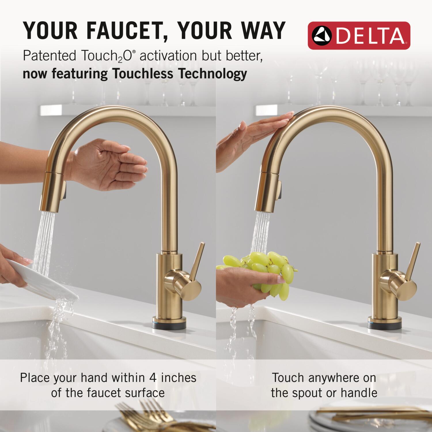 Delta 9159TL-CZ-DST Kitchen-Faucets - View #2