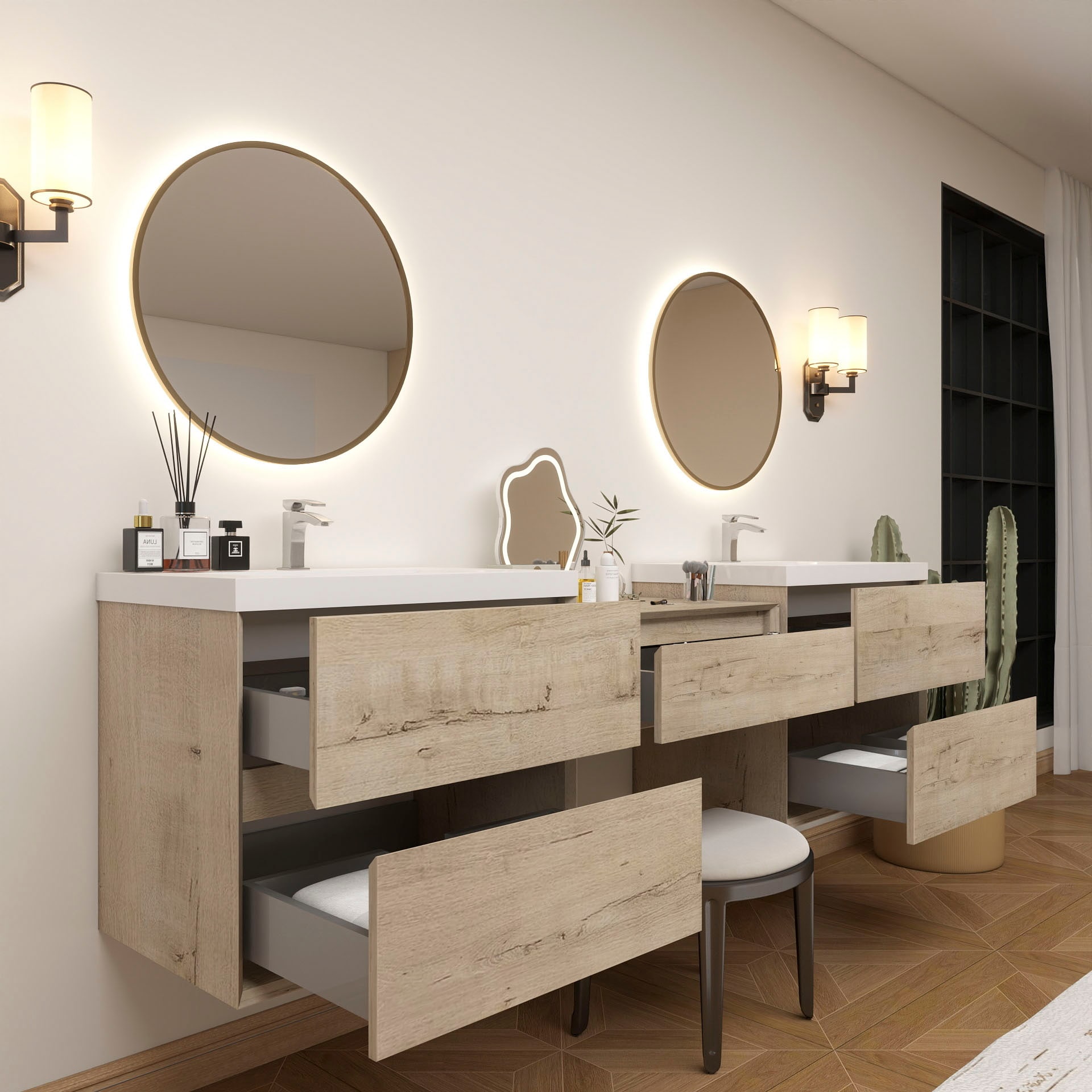 BV Better Vanity SLIM17-30+30+30-WO Bath-Vanity-Combo - View #5