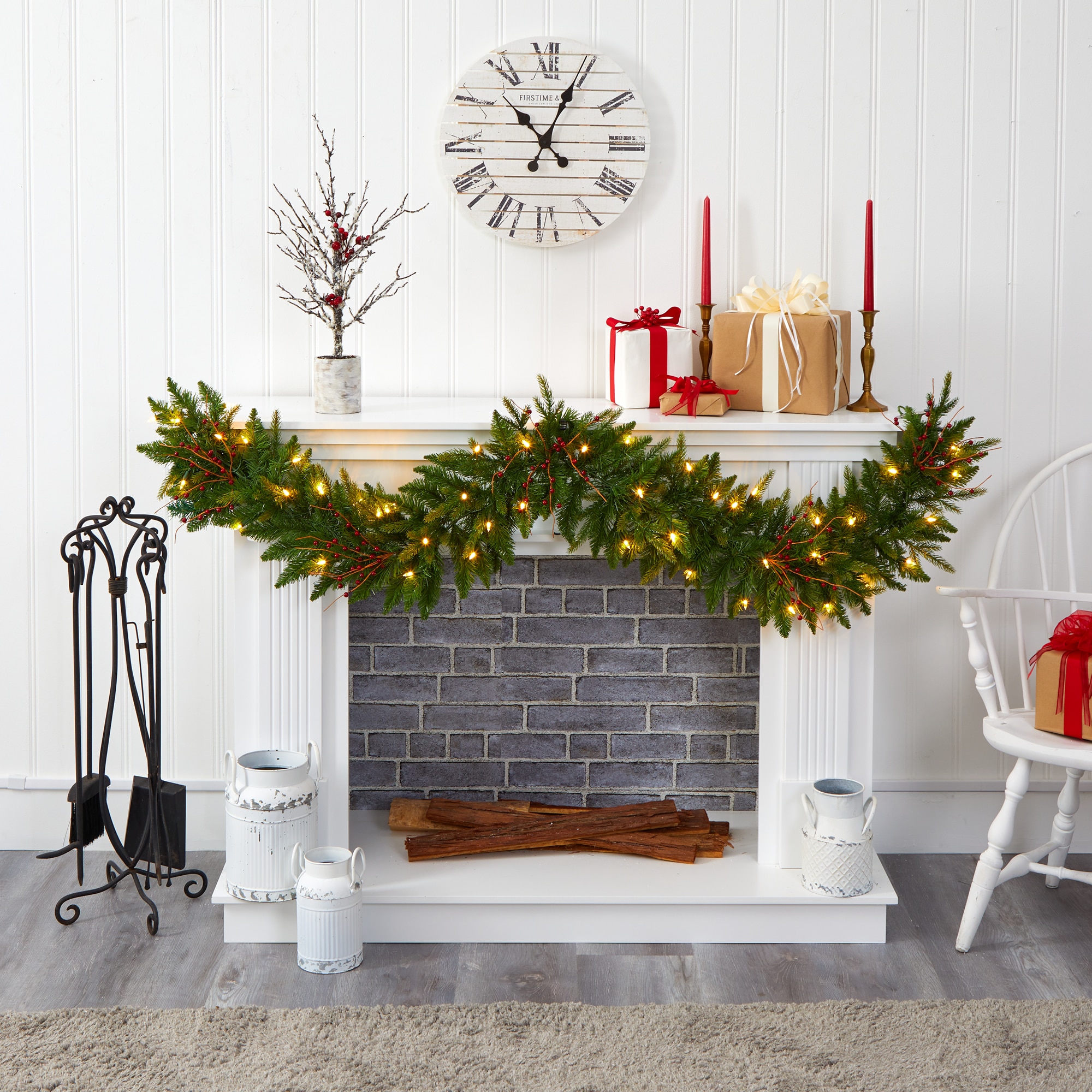 Nearly Natural 4466 Artificial-Christmas-Garland - View #5