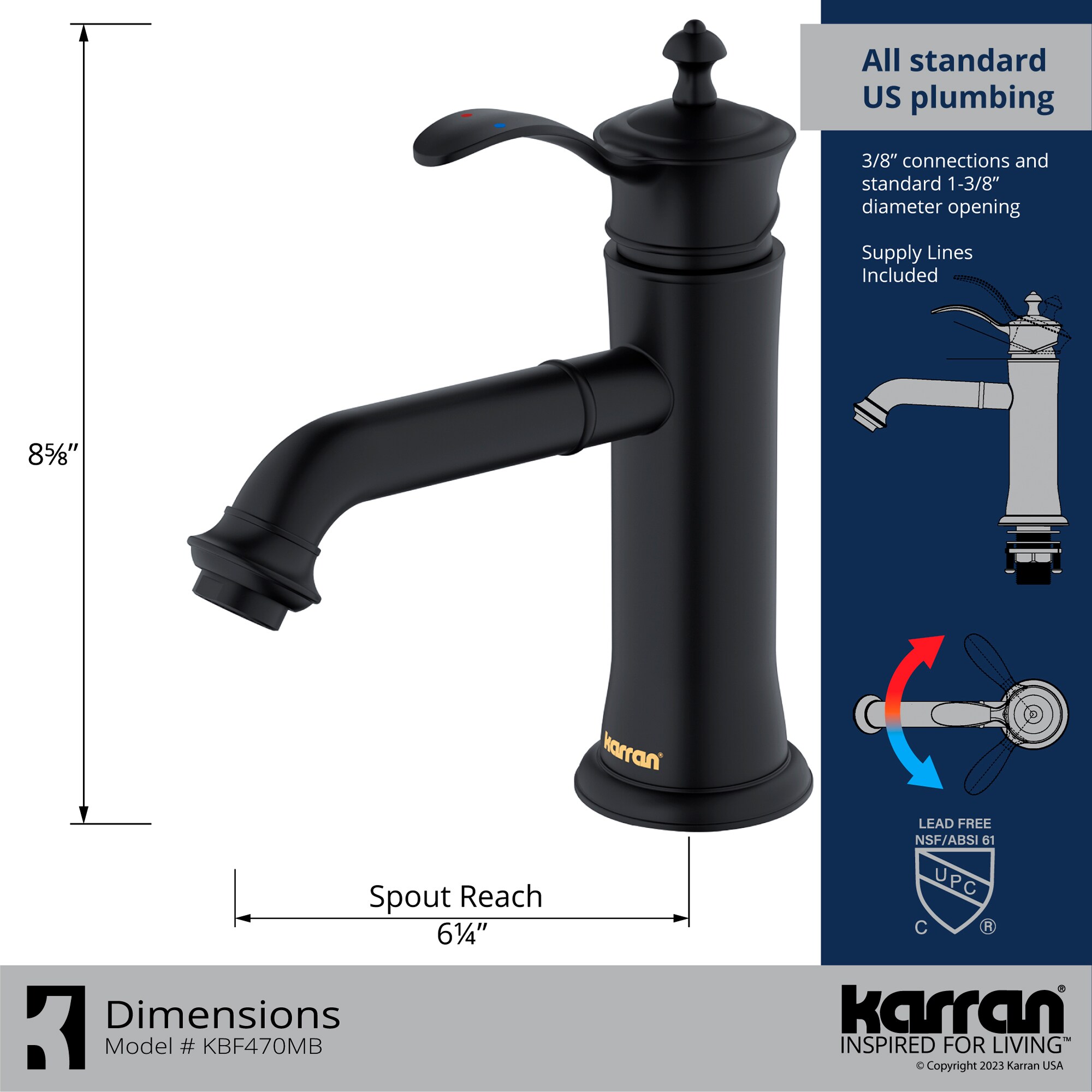 Karran KBF470MB Lavatory-Faucets - View #5