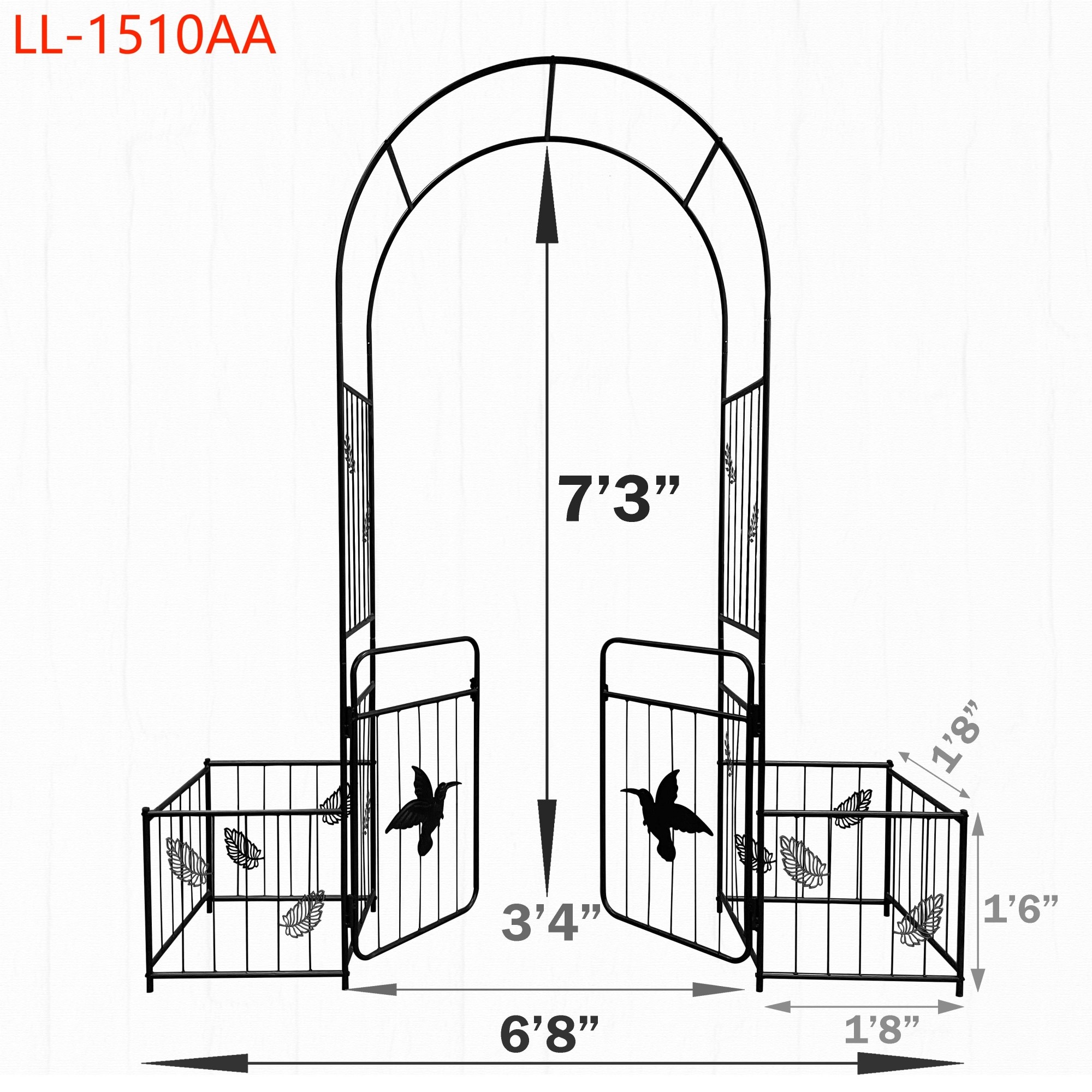 Yiekholo LL-1510AA Garden-Trellis - View #4