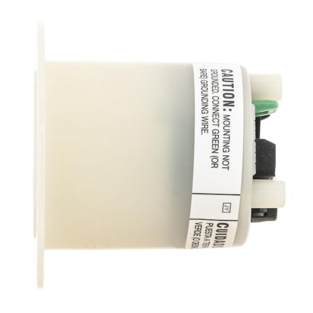 Hubbell Wiring Device-Kellems Locking Receptacle L6-20R 20 A 250V AC Single Phase 2 Pole Spring Clamp Terminals White #HBL2326ST