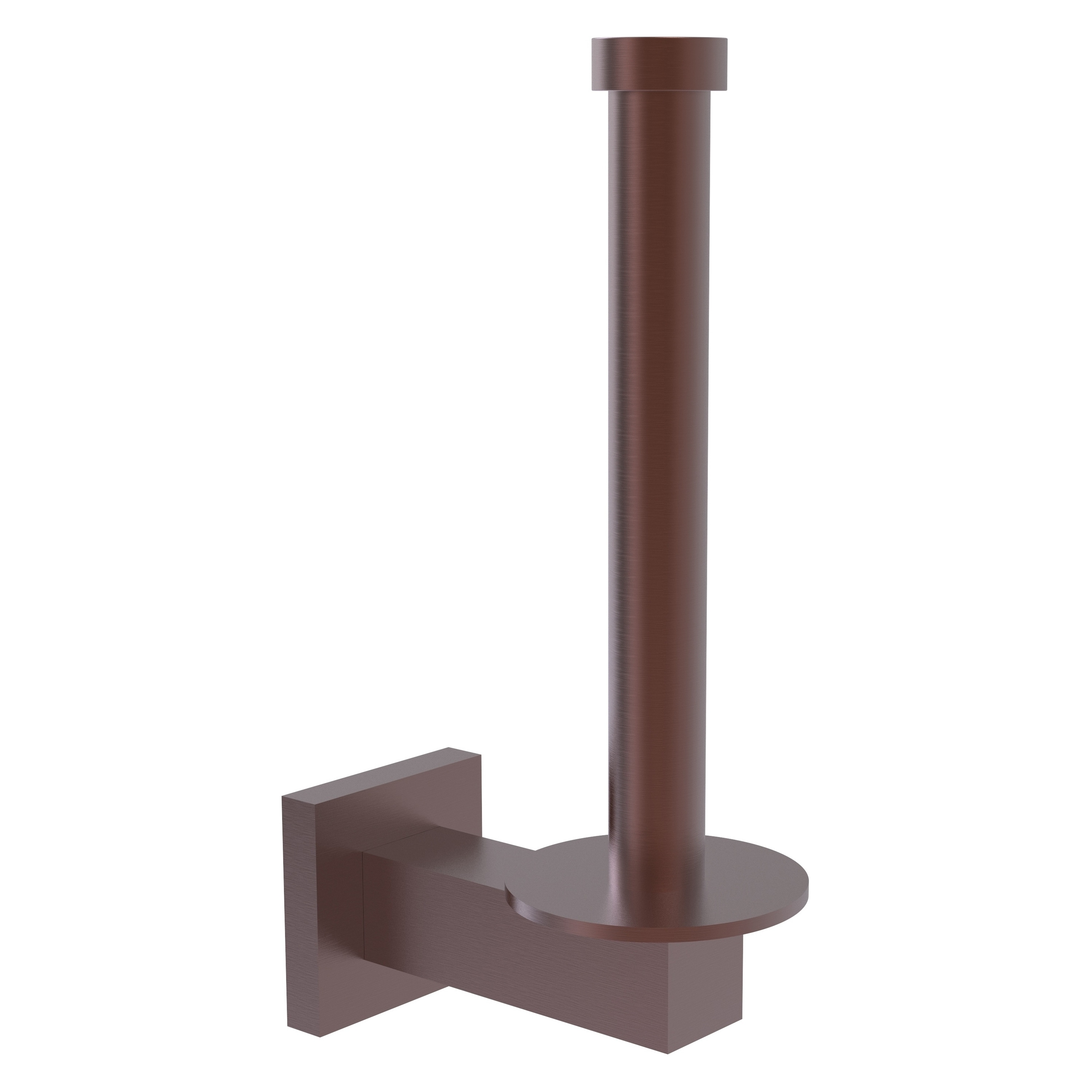 Allied Brass MT-24U-CA Montero Antique Copper Wall mount Single post Toilet Paper Holder 1 -Rolls
