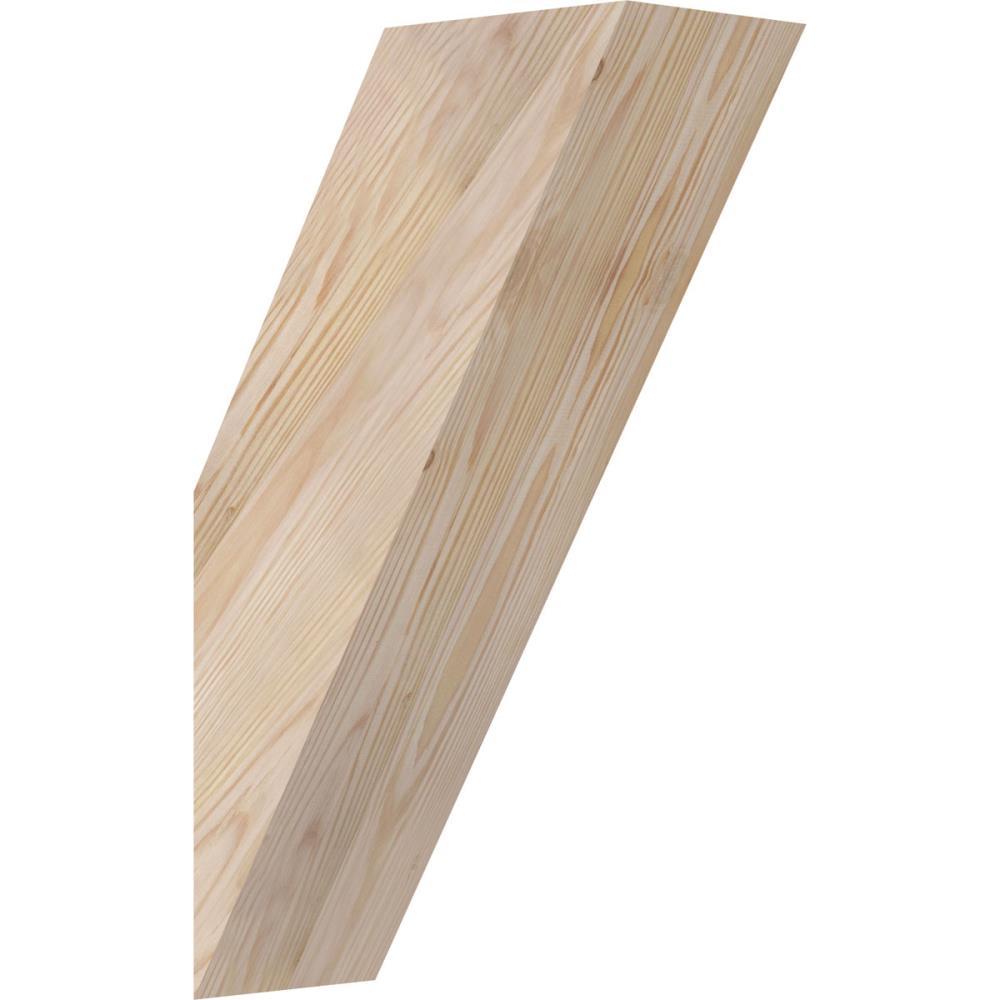 Ekena Millwork BRC06X12X20TRA00SDF 5-1/2-in x 12-in x 20-in Douglas Fir Unfinished Wood Traditional Smooth Knee Brace