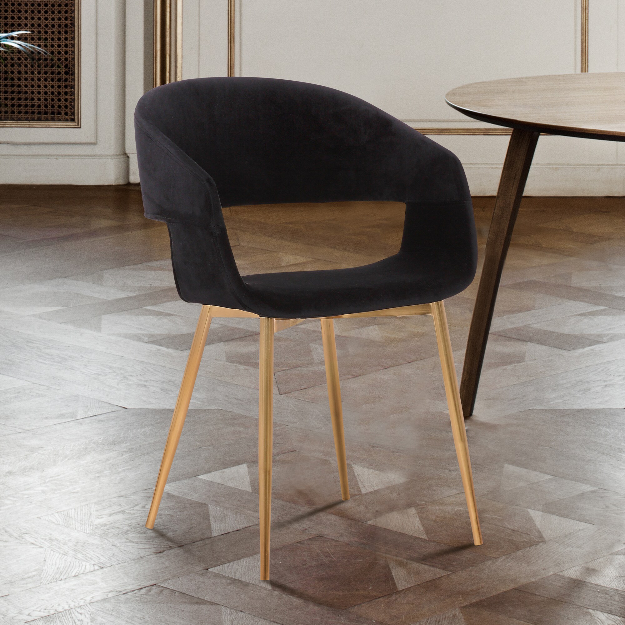Armen Living LCJCCHGLDBL Dining-Chairs - View #6