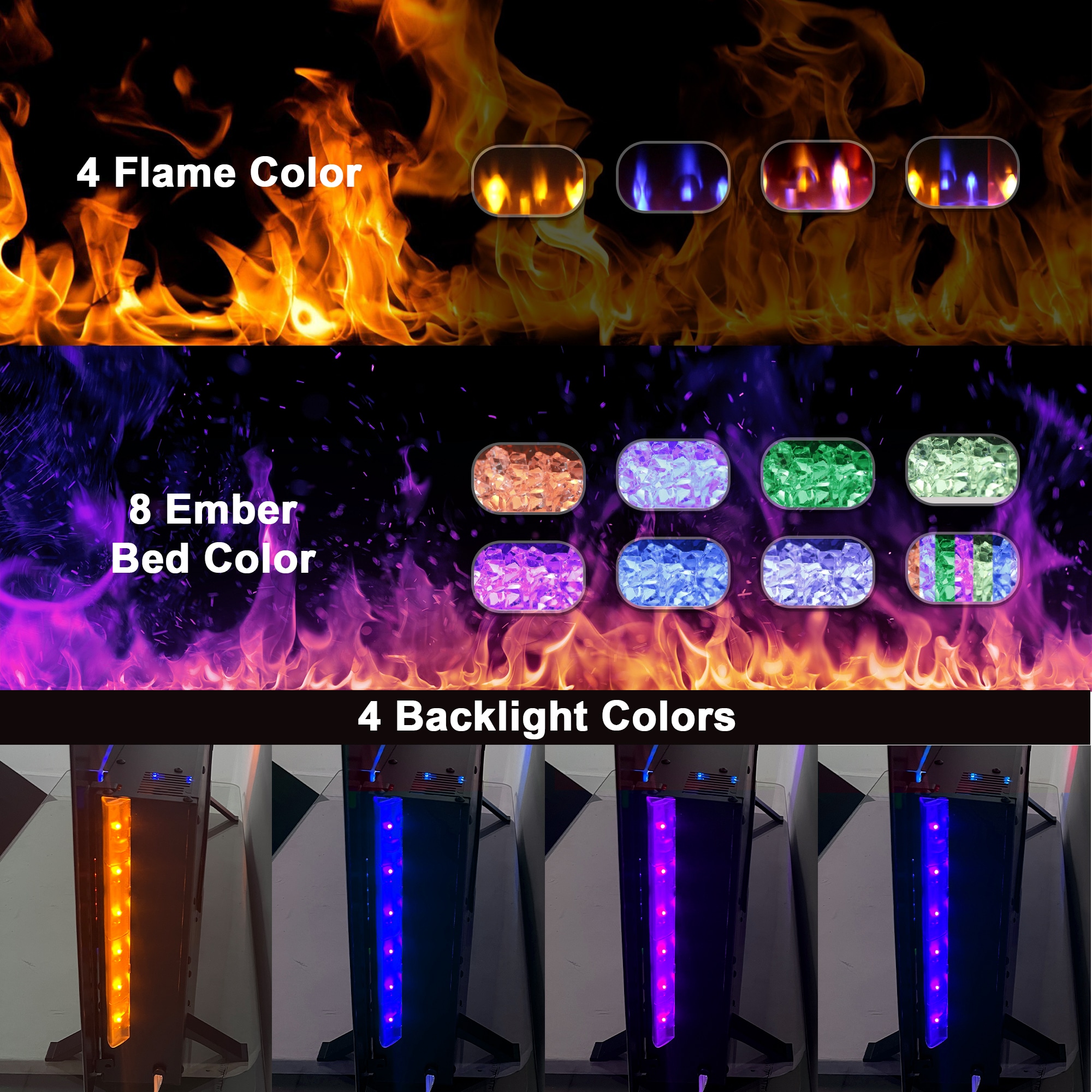 Sunrinx MG12-FP-06 Electric-Fireplaces - View #5
