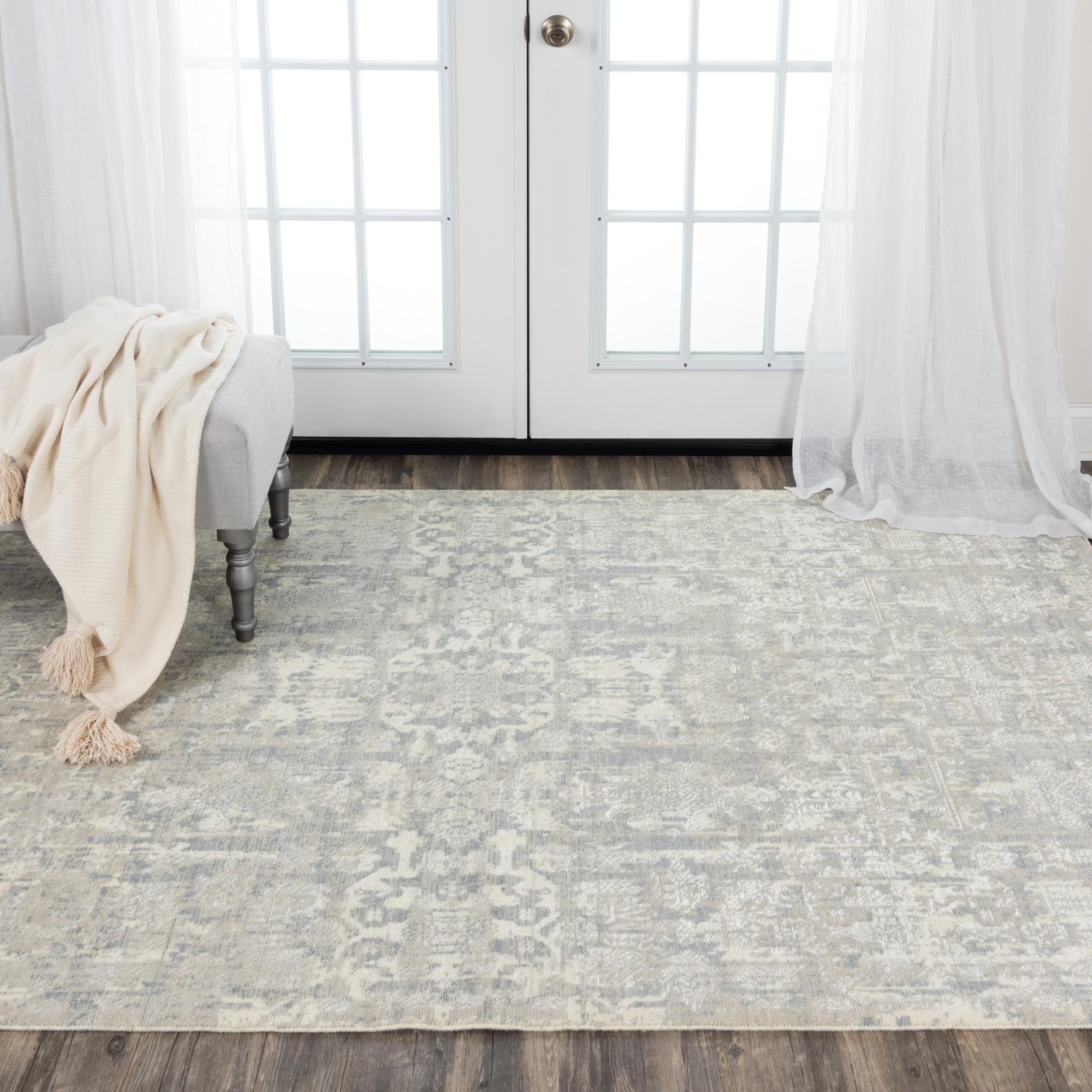 Alora Decor 00500510933930508 Aurora 5 X 8 (ft) Wool Gray Indoor Tribal Southwestern Area Rug