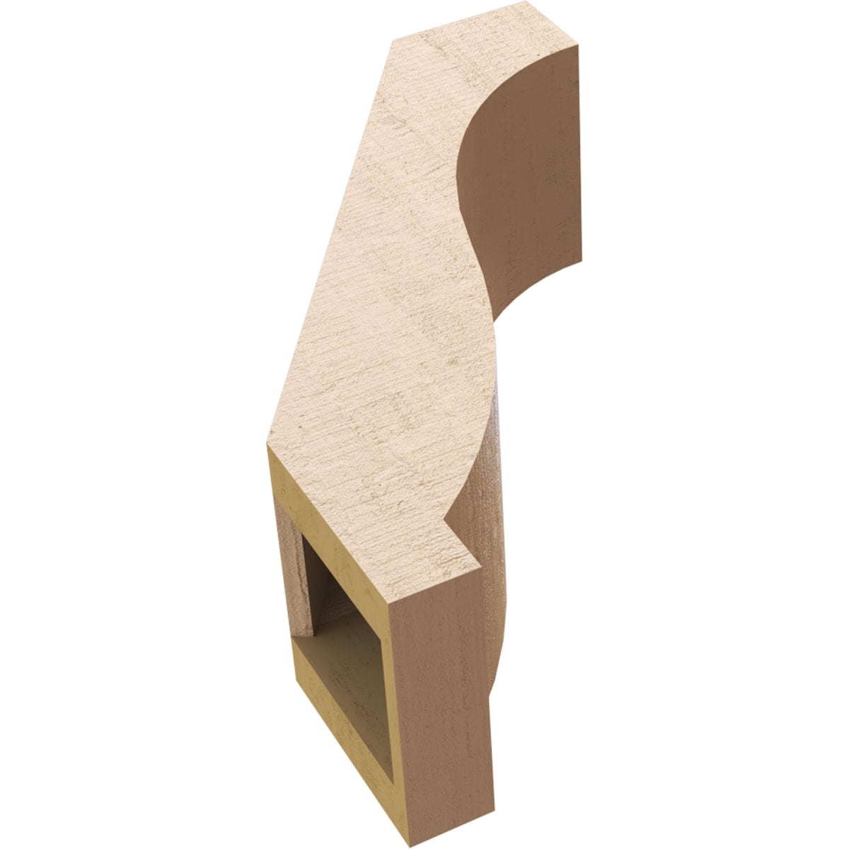Ekena Millwork BRCUR05X10X14BKRRCPR braces - View #7