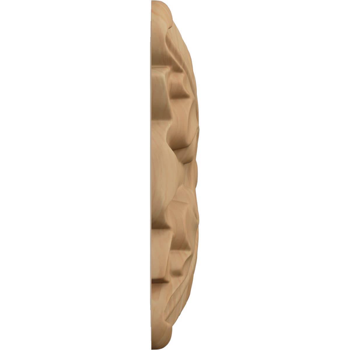 Alder Acanthus 2.75" Hand-Carved Architectural Rosette