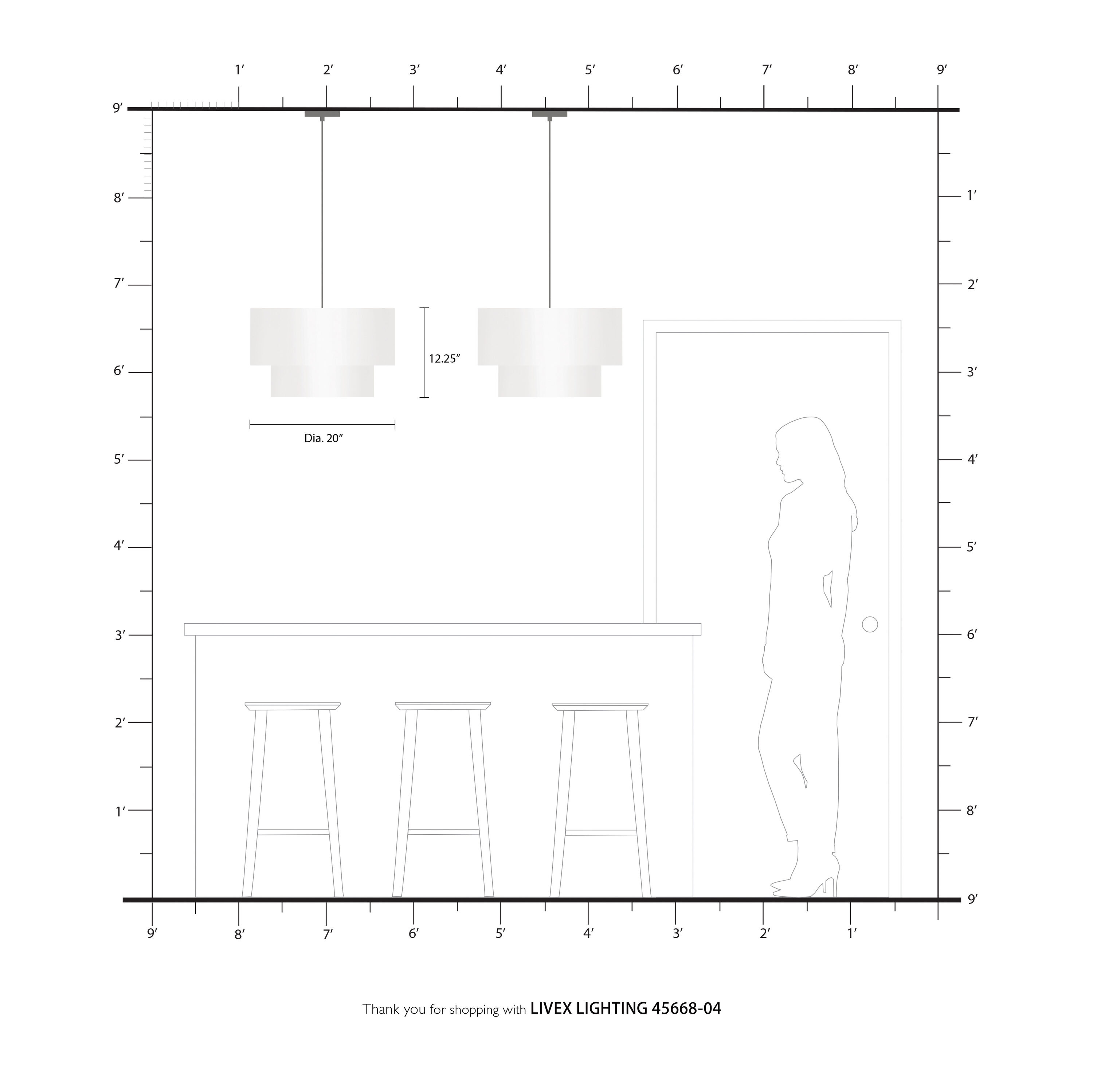 Livex Lighting 45668-04 Pendant-Lights - View #9