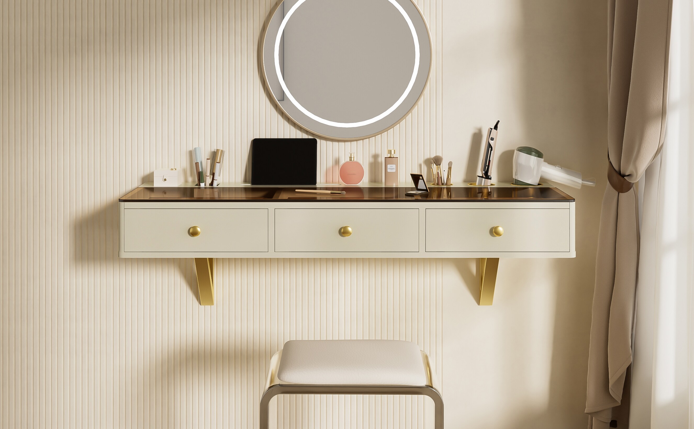 ModernLuxe L3P-N704P328589K Bedroom-Vanities - View #6