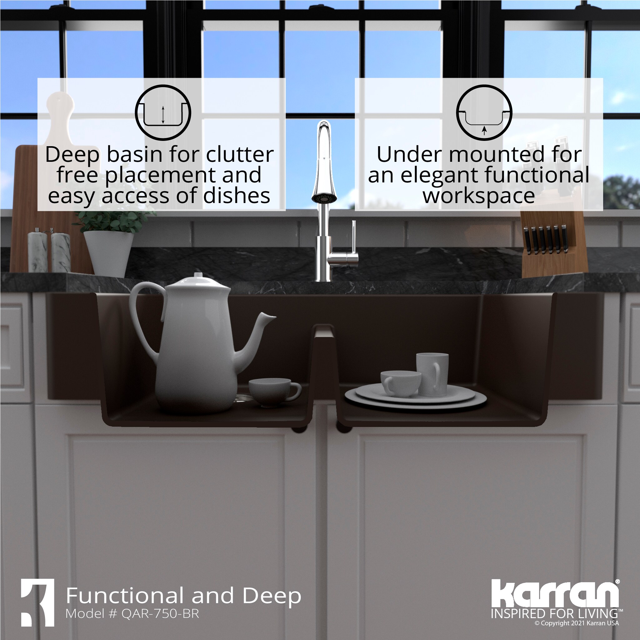 Karran QAR-750-BR-PK1 Kitchen-Sinks - View #9