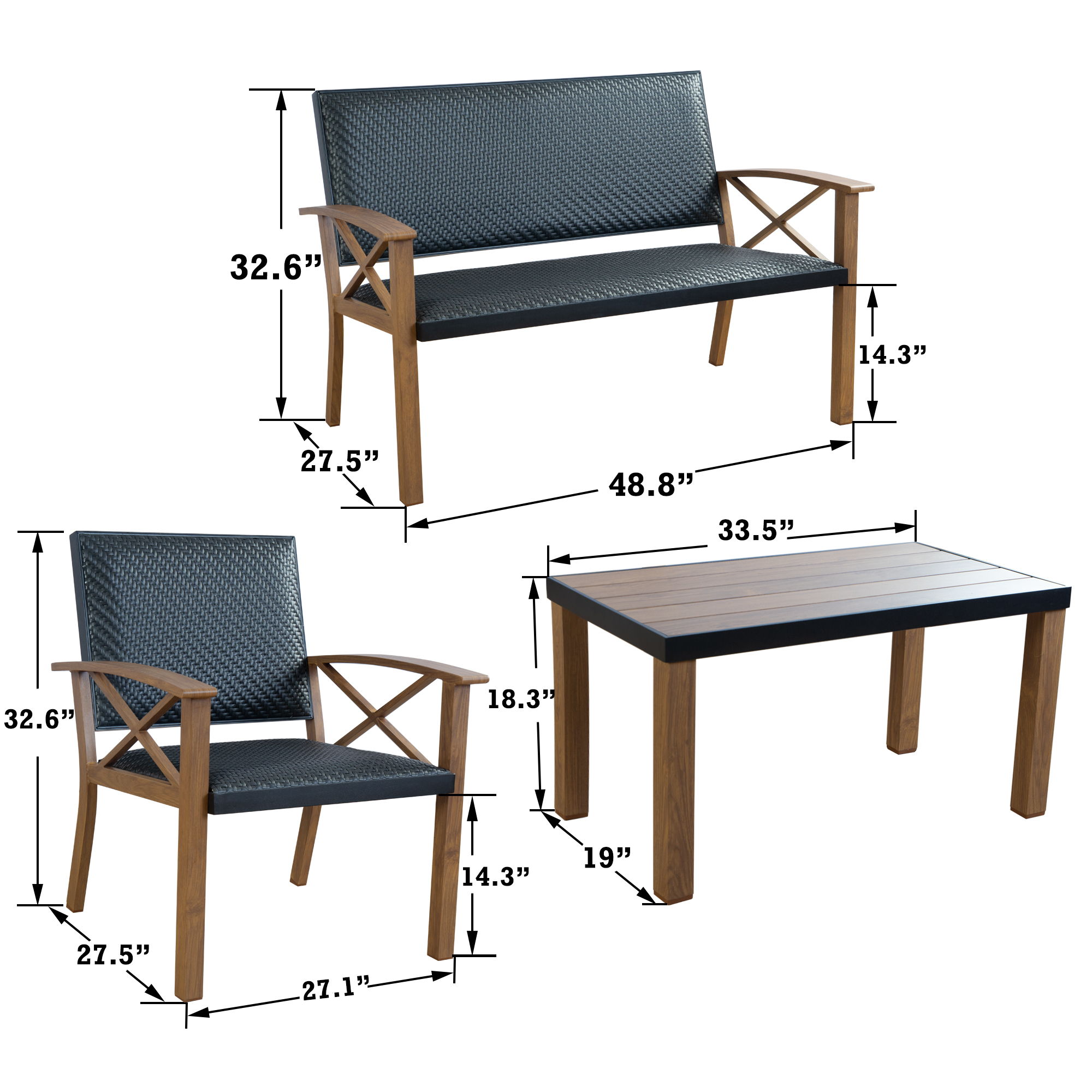 Kozyard KZF609BRW Patio-Conversation-Sets - View #7