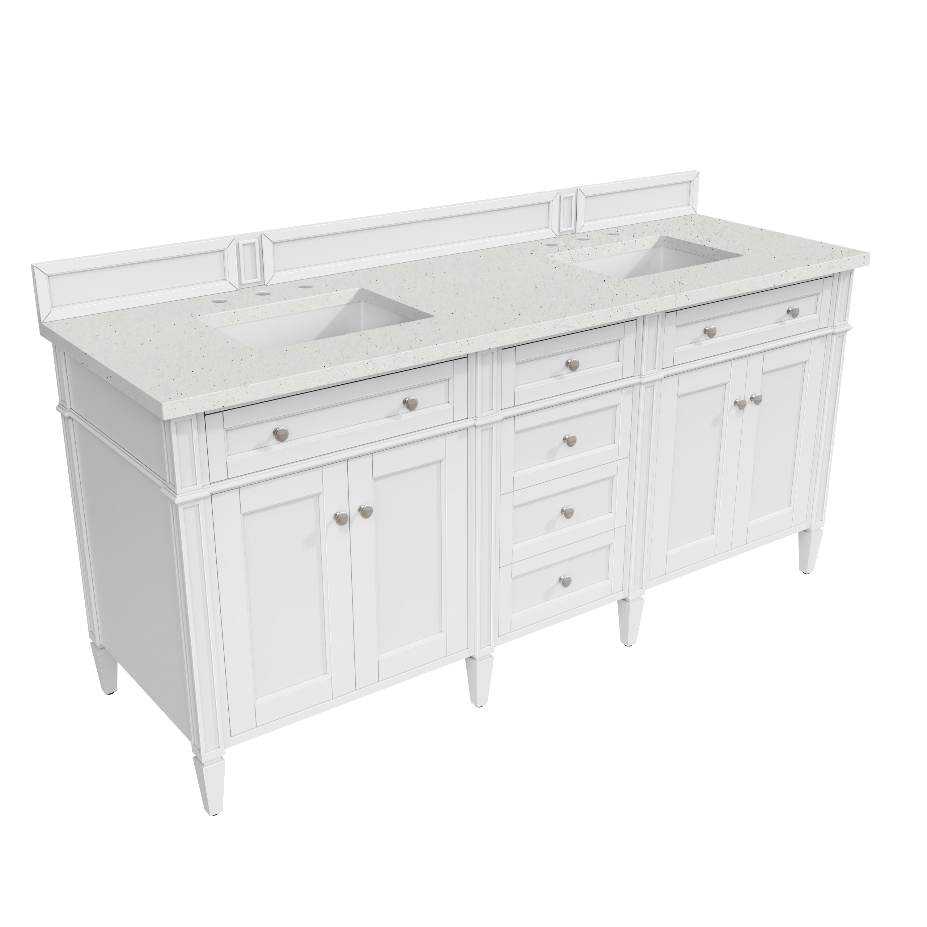 James Martin Vanities 655-V72-BW-3LDL Bath-Vanity-Combo - View #5