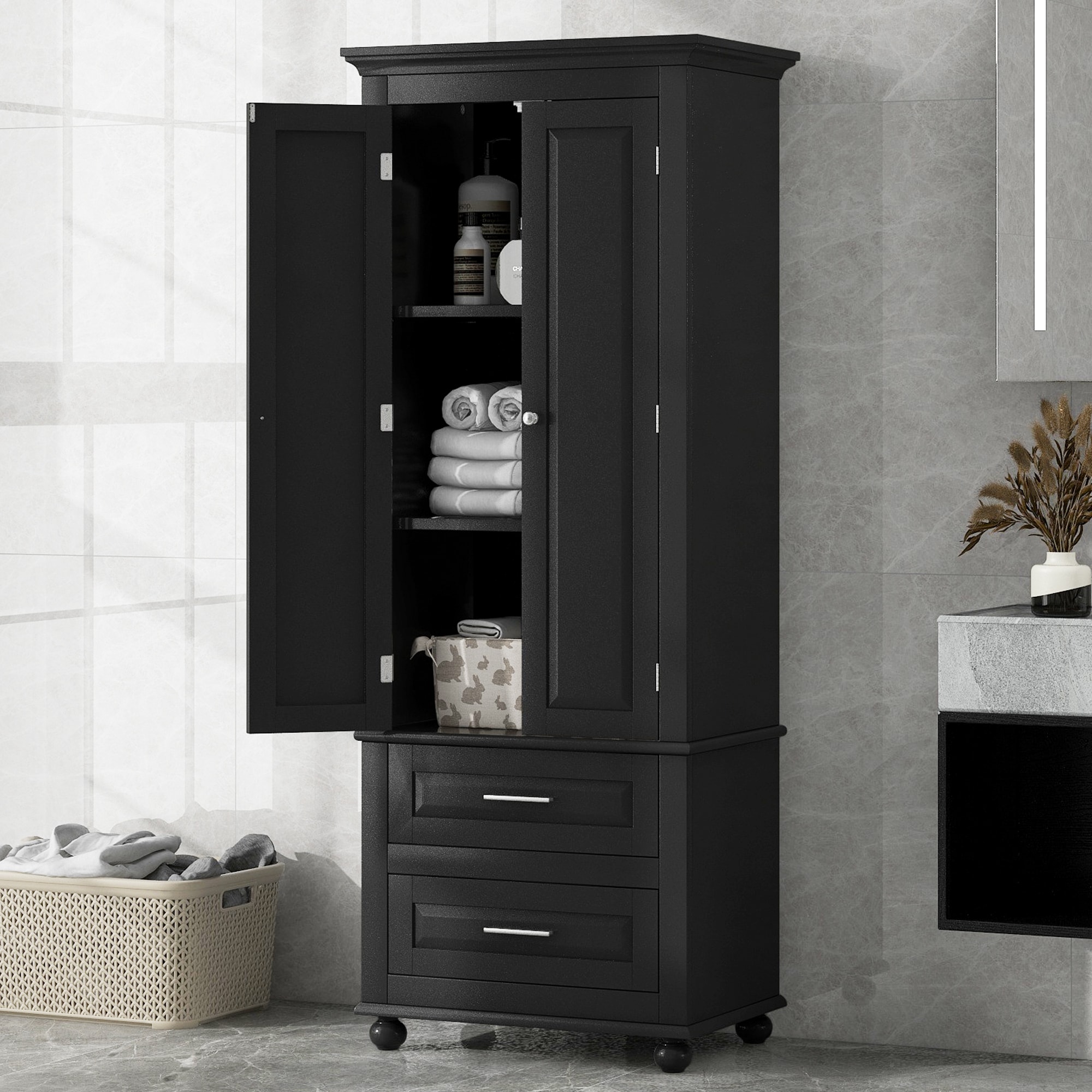 Tatayosi P-DJ-284AAB Linen-Cabinets - View #11