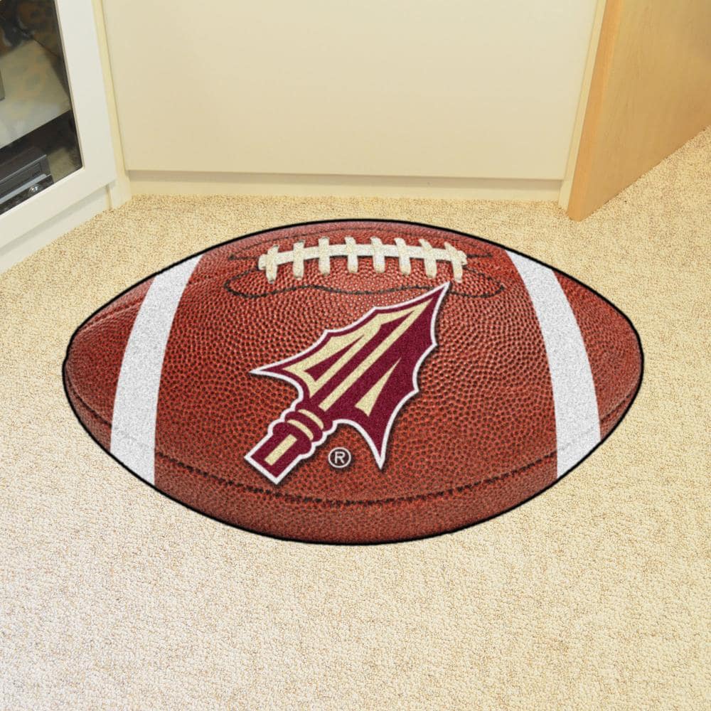 FANMATS Florida State Seminoles 2-ft x 3-ft Brown Nylon Oval Indoor ...