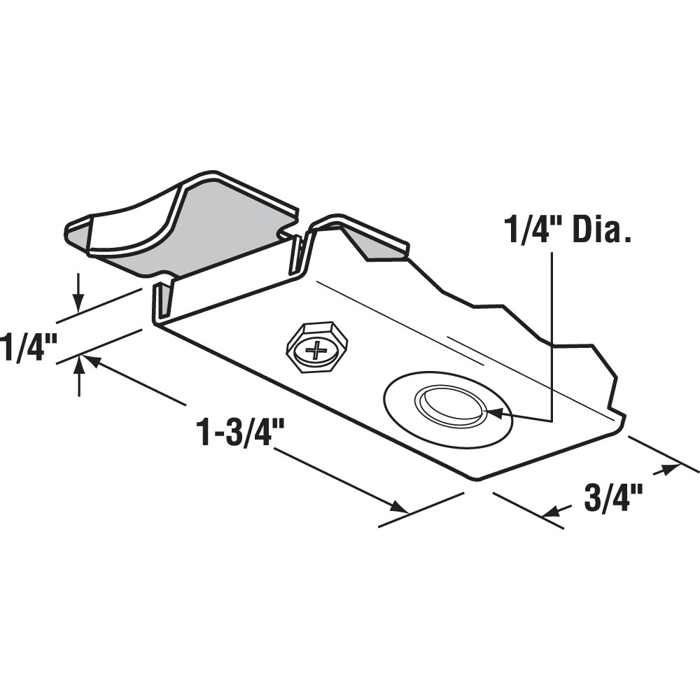 Prime Line Bifold Closet Door Pivot Brackets In The Bifold Closet Door Pivot Brackets Department 7688