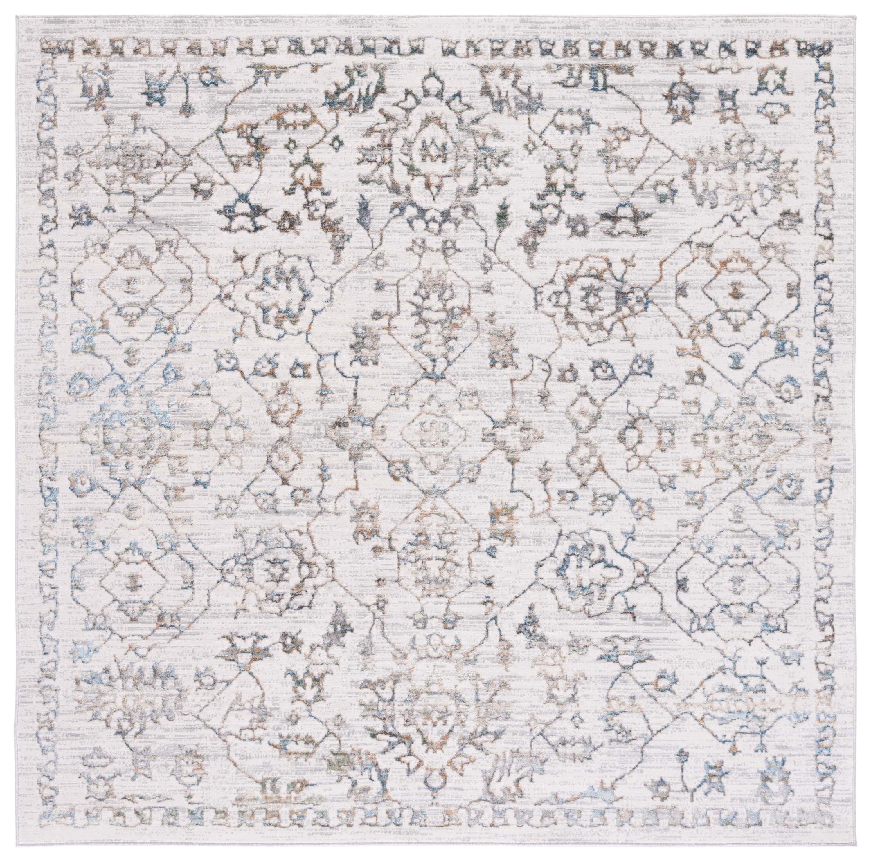 Safavieh Bel Air 234B Beige/Grey 7 X 7 Area Rug in the Rugs department