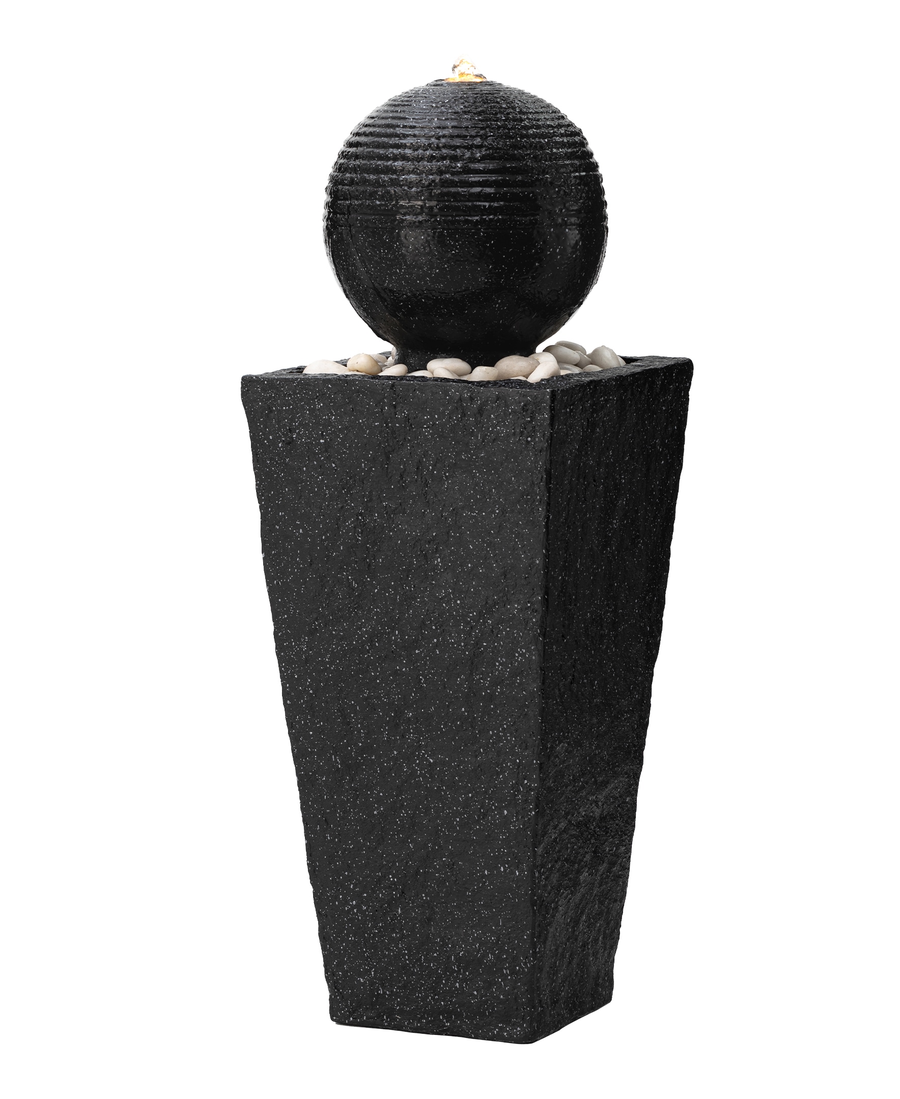 Glitzhome 2007300072 31.75-in H Resin Electric Powered Outdoor Fountain Statue Pump Included