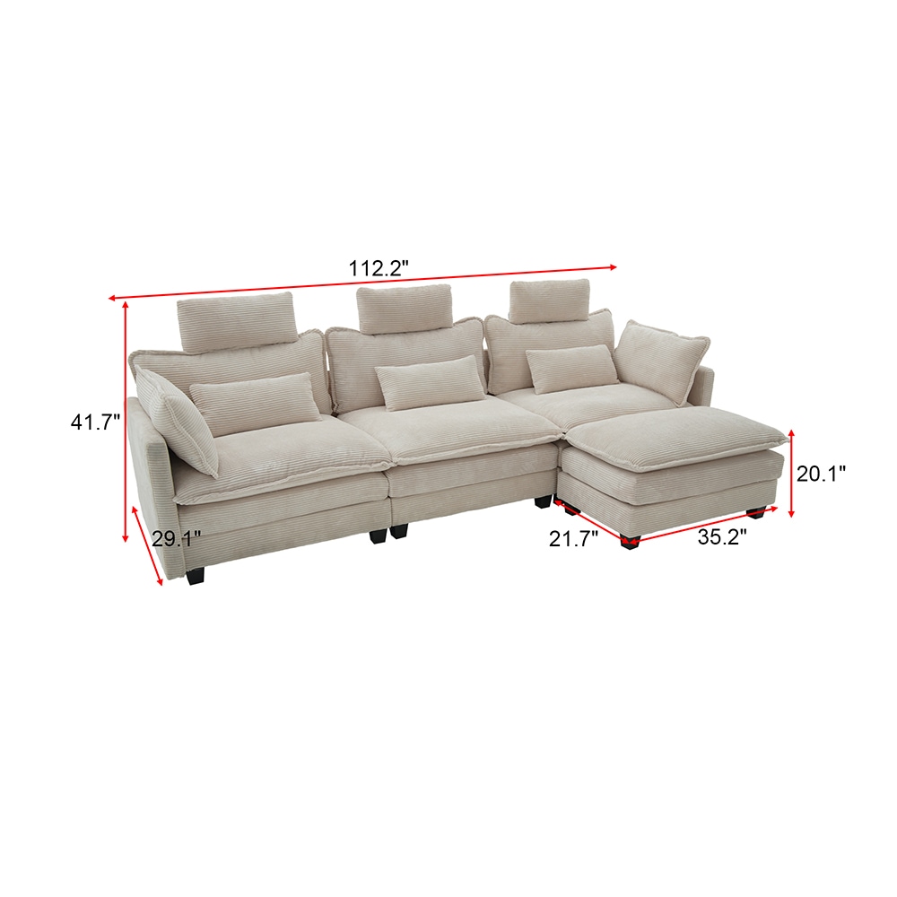 Homsee V-KF582005-01-ABC Sofas-Loveseats - View #15