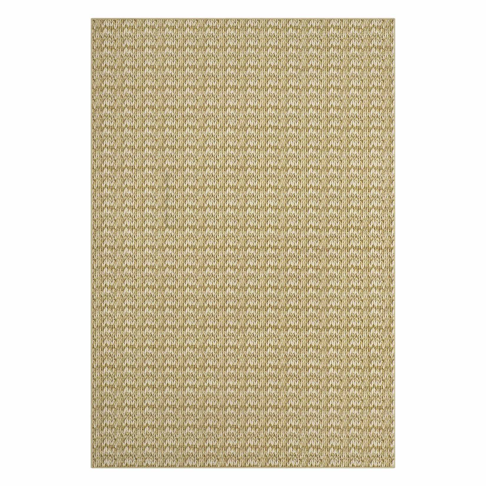Qeetex SUNNY-PHO-344TWC6X 5 x 7 ft Polyester Brown Rectangular Soft Non Slip Modern Soild Living Room Bedroom Dining Room Machine Washable Area Rug