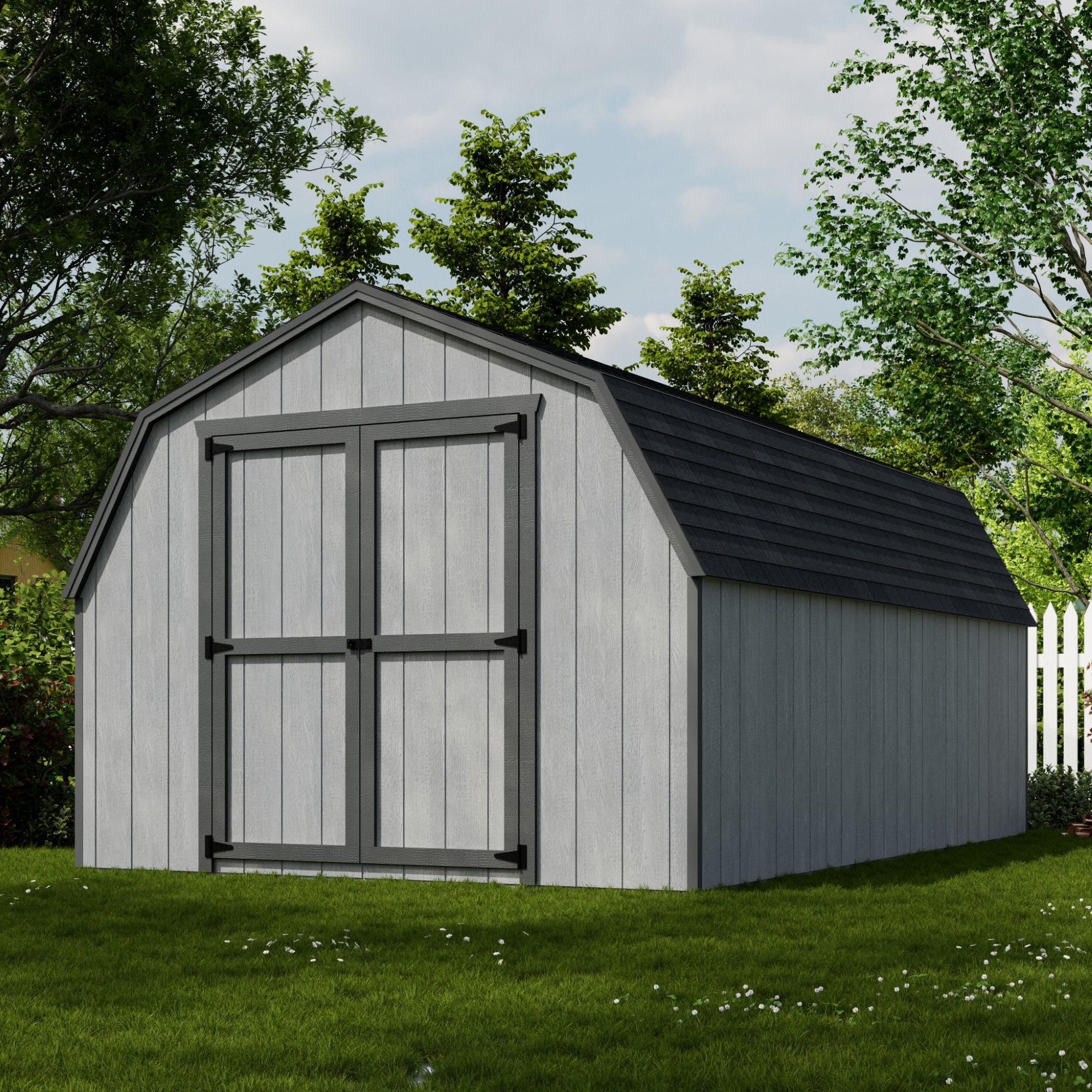 Little Cottage Co 10X16 VGB-4-PC-FK Wood-Storage-Buildings - View #2