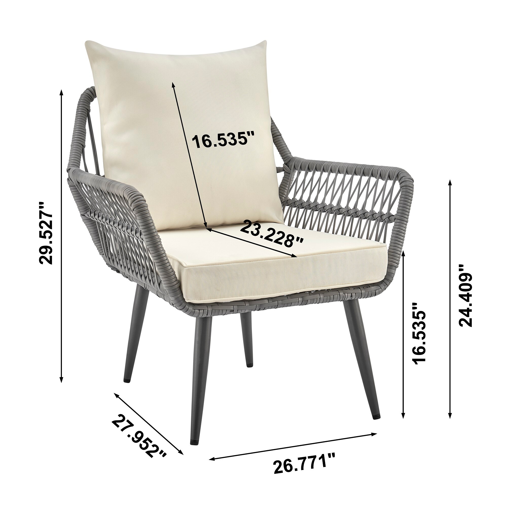 Manhattan Comfort OD-CV012-CR Patio-Conversation-Sets - View #3