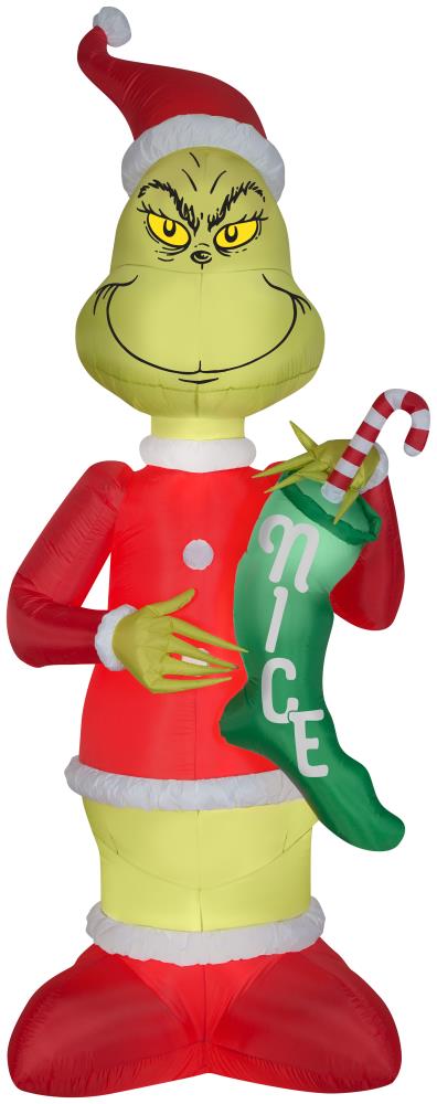 Gemmy Dr Seuss's 9-ft Lighted Grinch Christmas Inflatable at Lowes.com