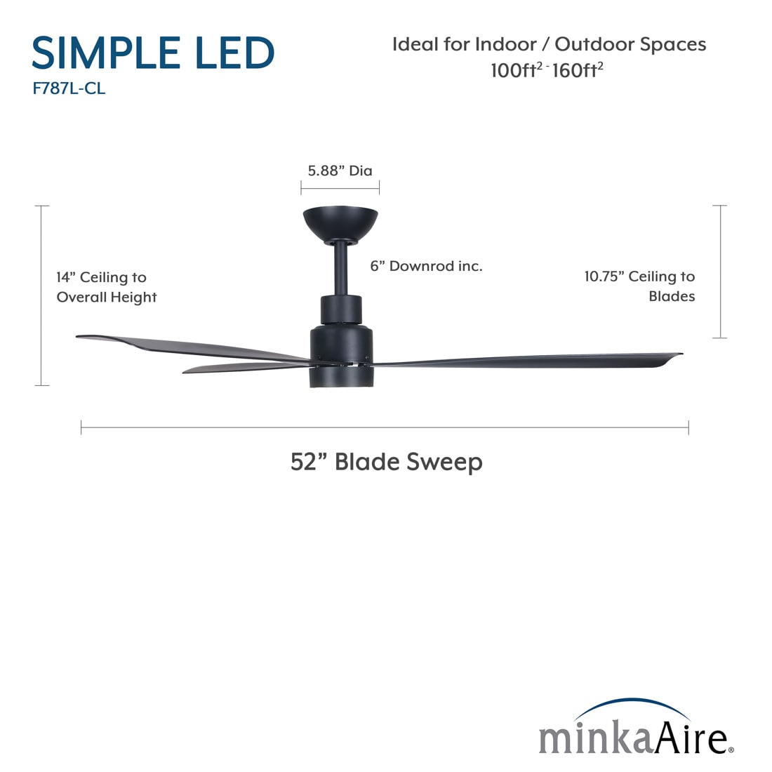 Minka Aire F787L-CL Ceiling-Fans - View #9