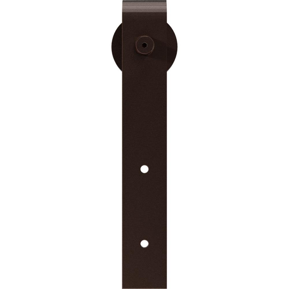 Goldberg Brothers GB60014RRB Rustic Brown Indoor J-strap Single Double Barn door hanger