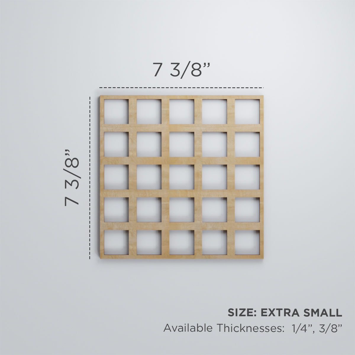 Ekena Millwork WALW08X08X0375MNCHI Wall-Panels - View #3