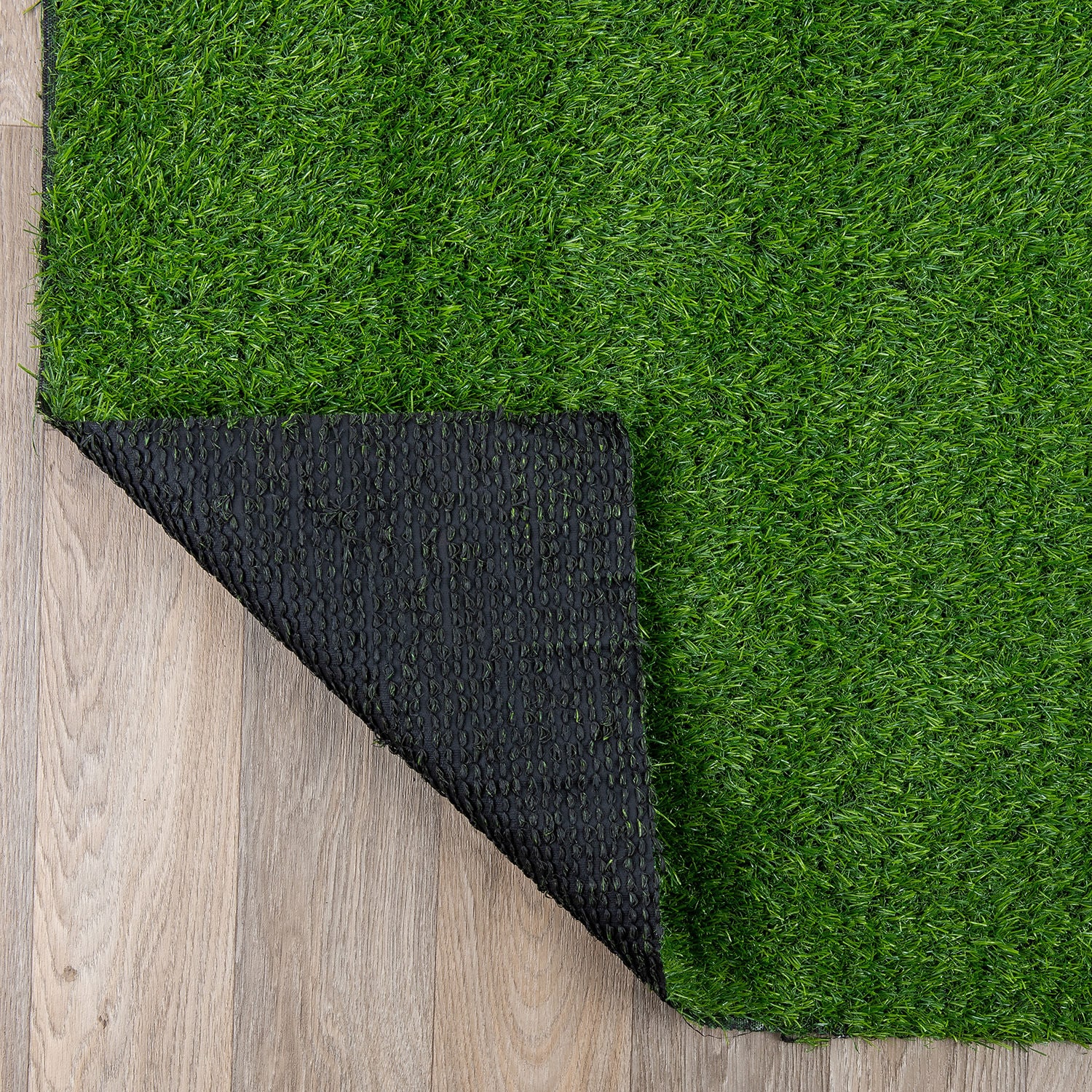 Green Synthetic Artificial Grass Indoor Outdoor Area Rug 6'6"x9'