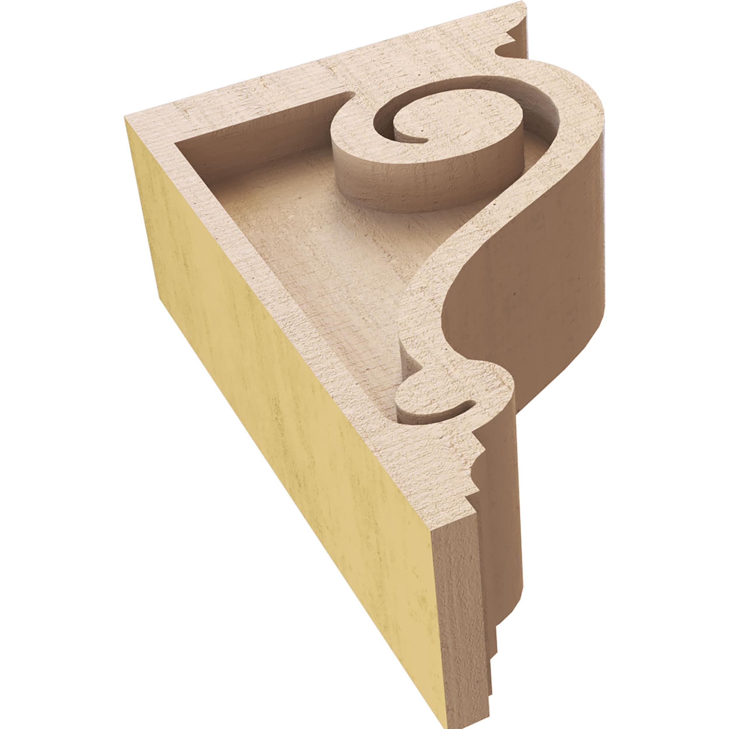 Ekena Millwork CORU02X04X06SCRRCPR corbels - View #6