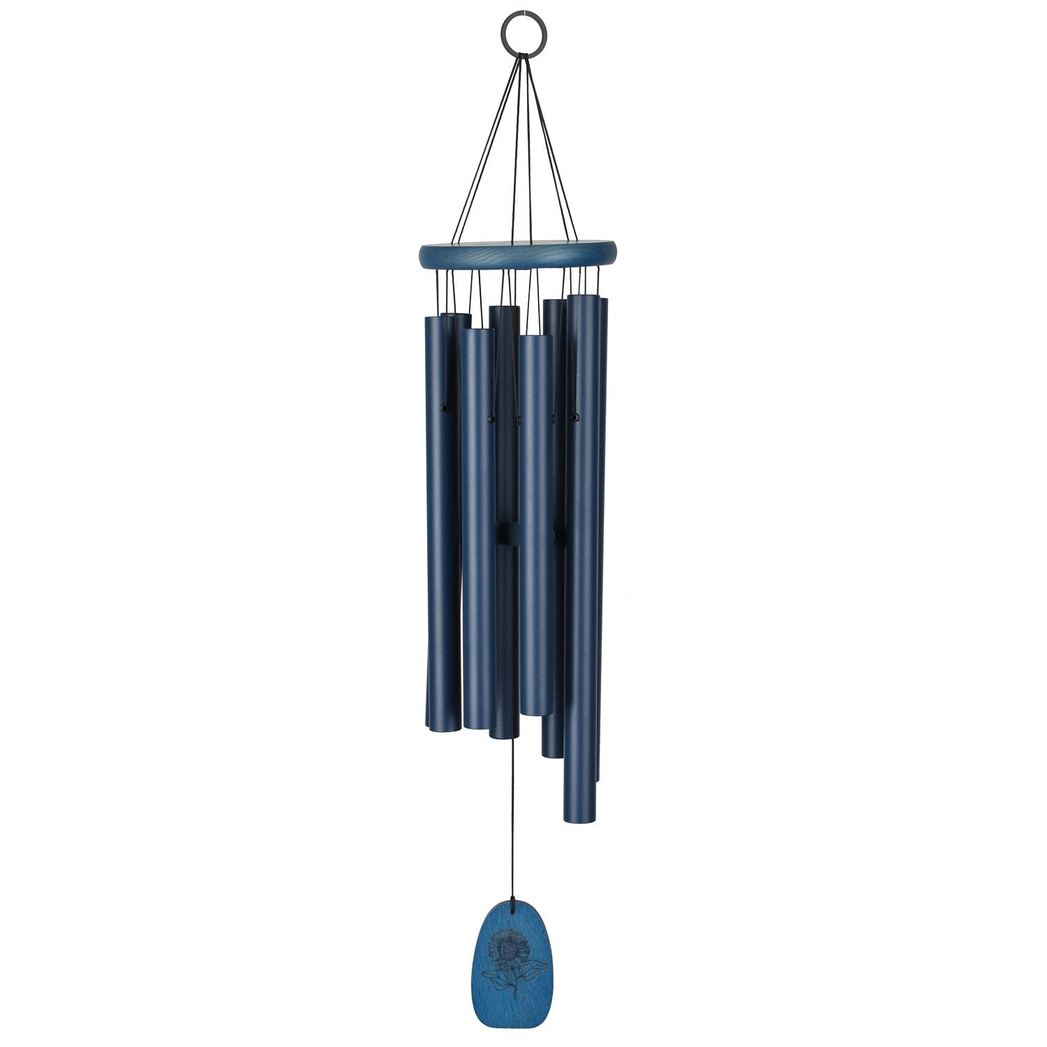 Woodstock Chimes CPS 26-Inches Blue Metal Wind Chime
