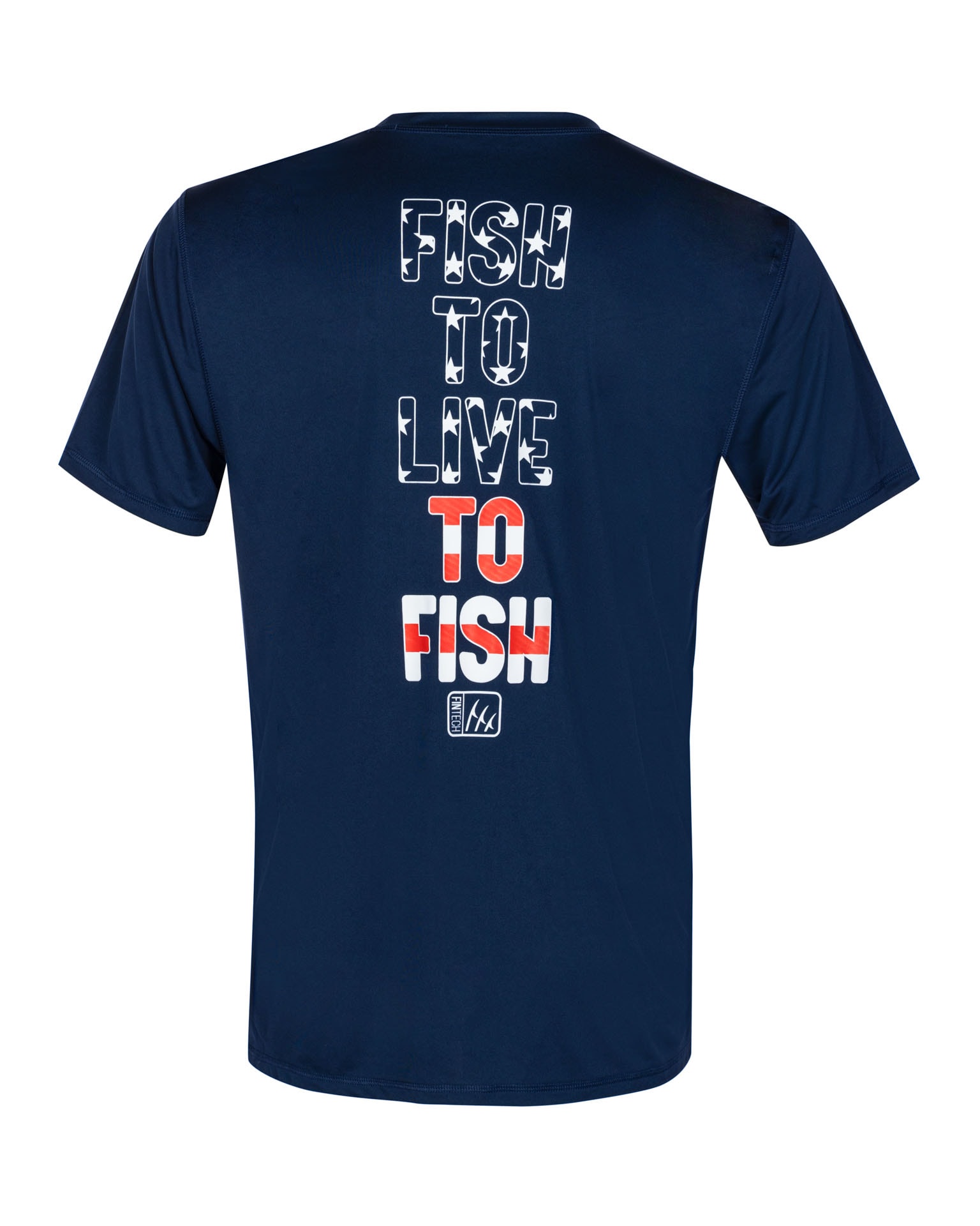 FINTECH Men's Short Sleeve Graphic T-shirt (Medium) in the Tops