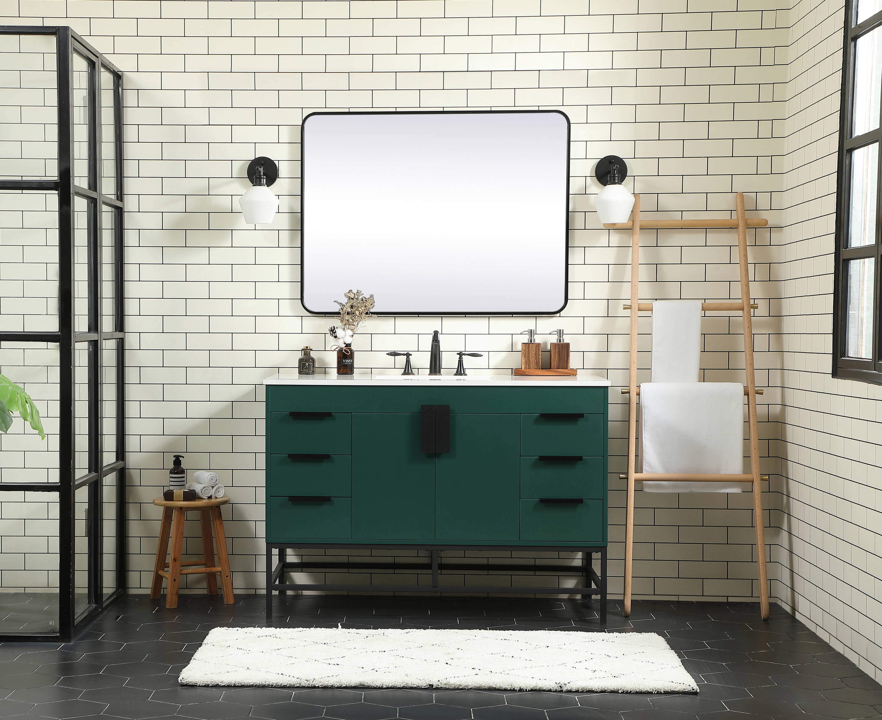 Elegant Decor HF1464W48MGN Bath-Vanity-Combo - View #5