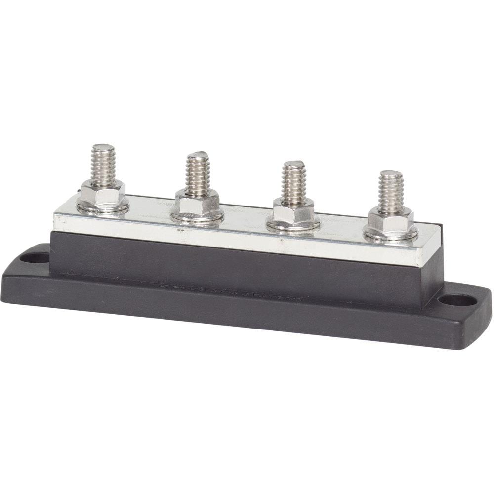 Blue Sea Systems 2127-BSS MaxiBus 250A BusBar with Four 5/16-in- 18 Terminal Studs