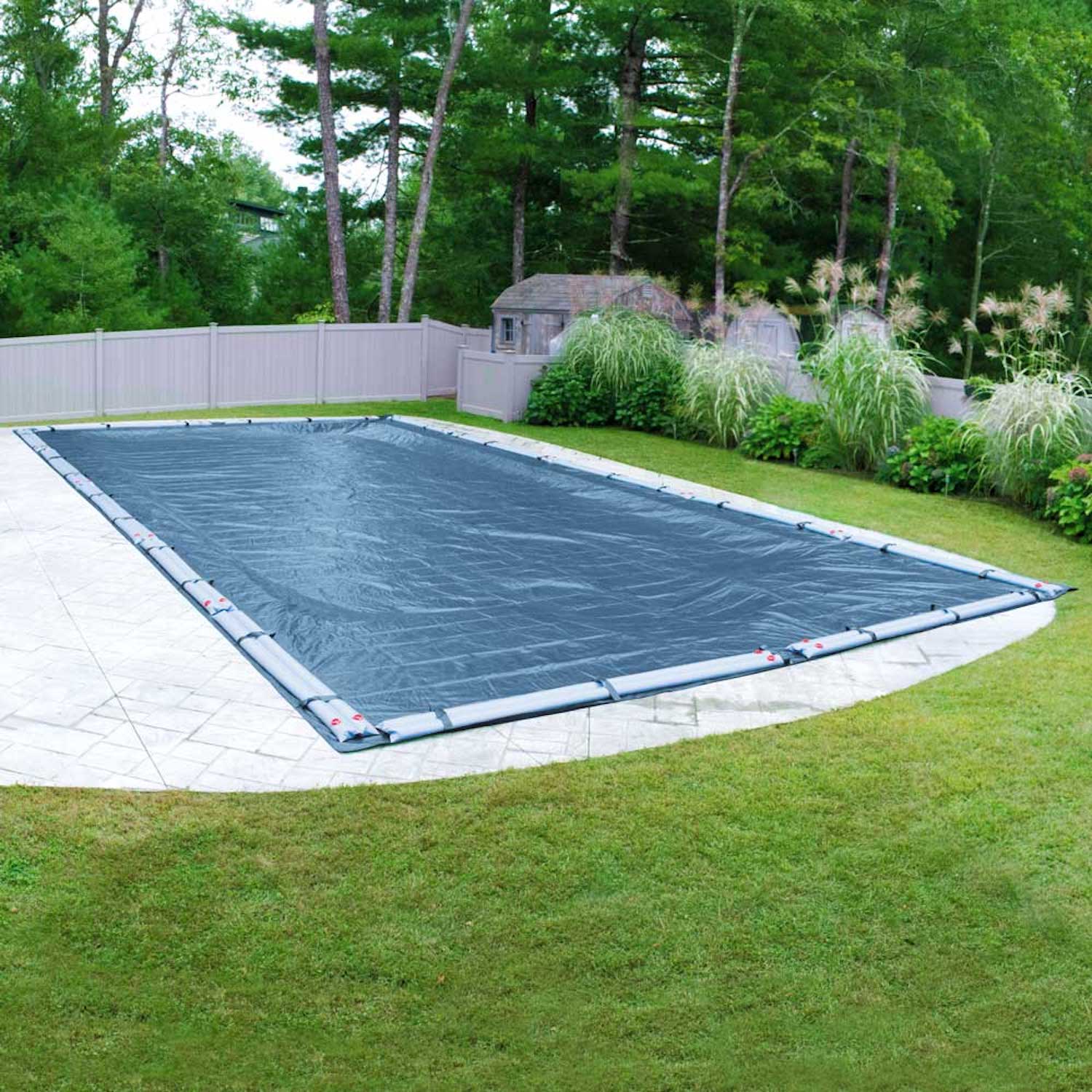 Robelle 351224R 24-ft x 12-ft Super Polyethylene Winter Rectangle Pool Cover