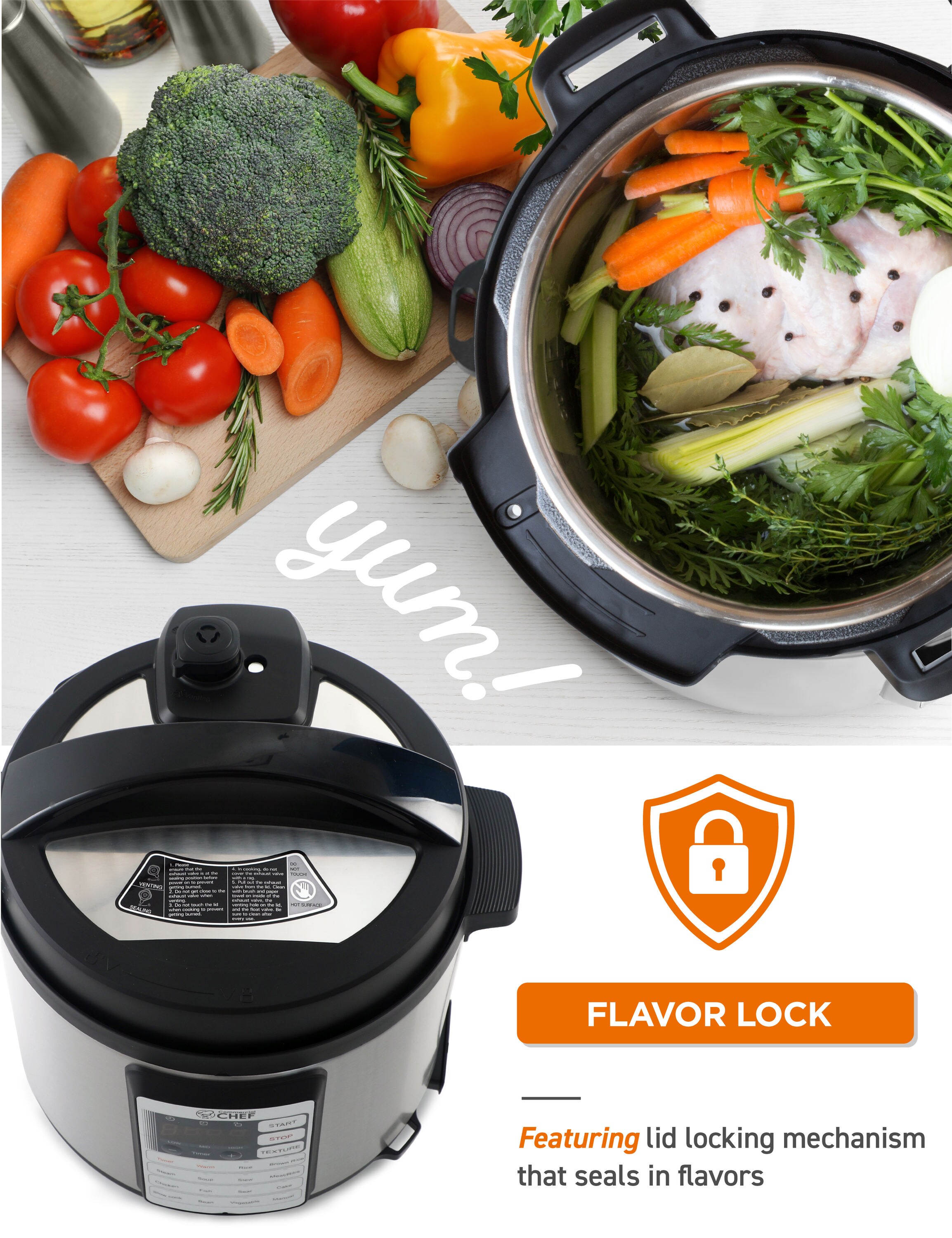 Commercial Chef CHP63MS Electric-Pressure-Cookers - View #5