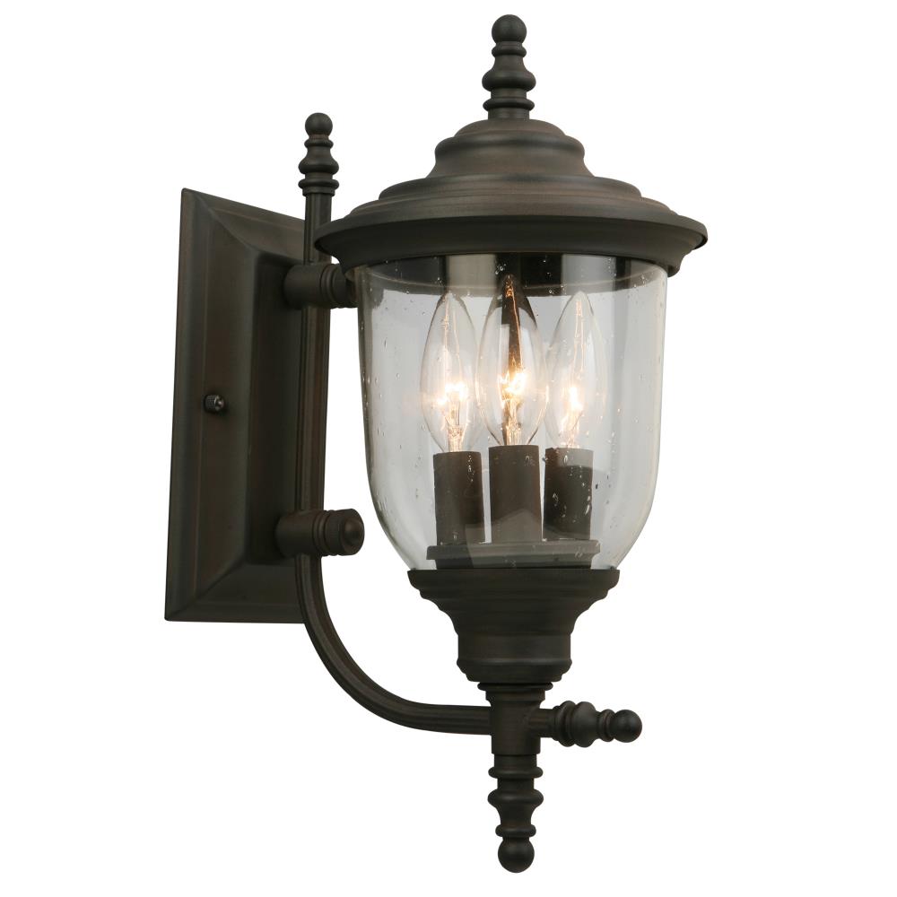 EGLO Traditional Bronze Outdoor Wall Lantern Garden Light E27 Bulb Lighting 