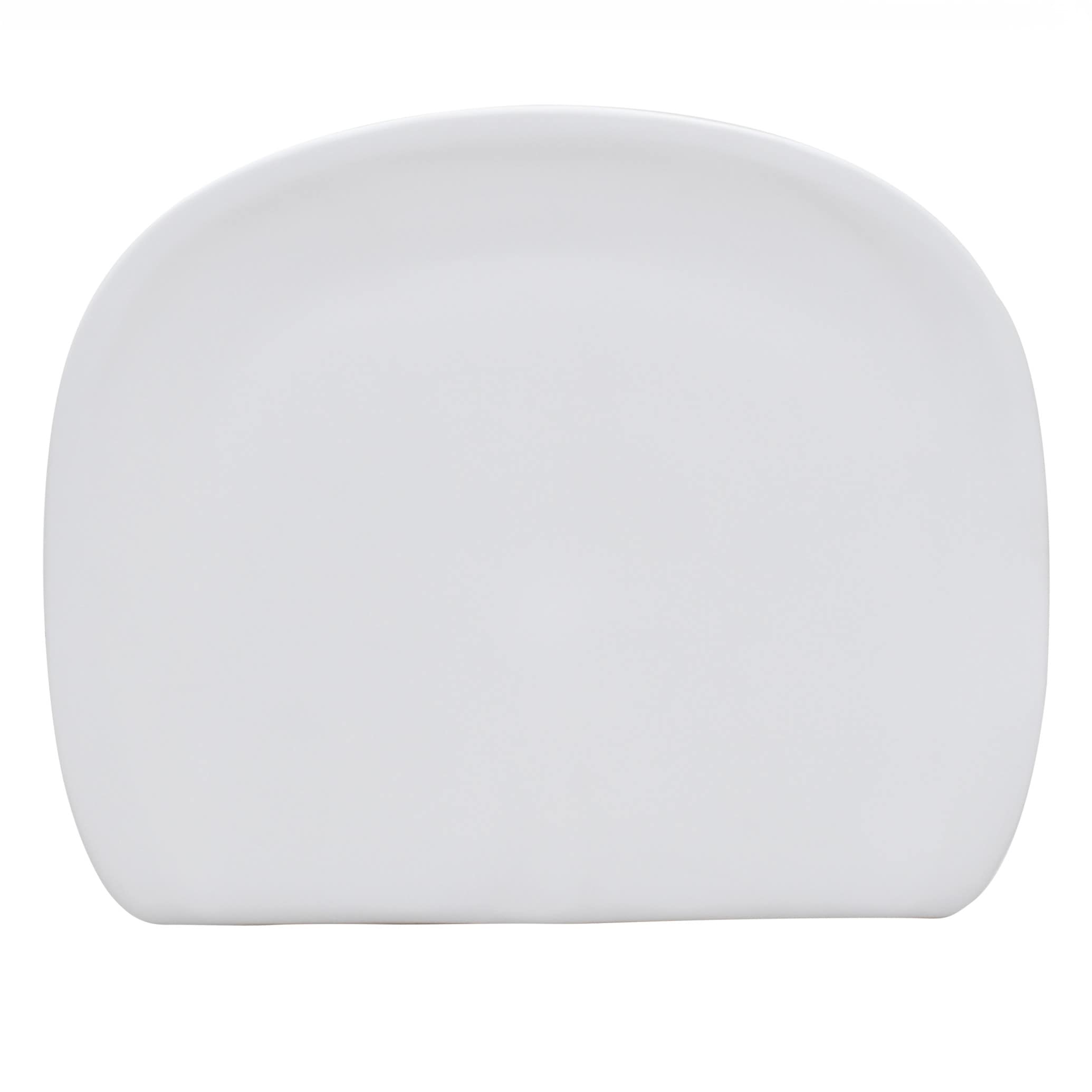 Hilton 24" White Solid Acacia Transitional Counter Stool