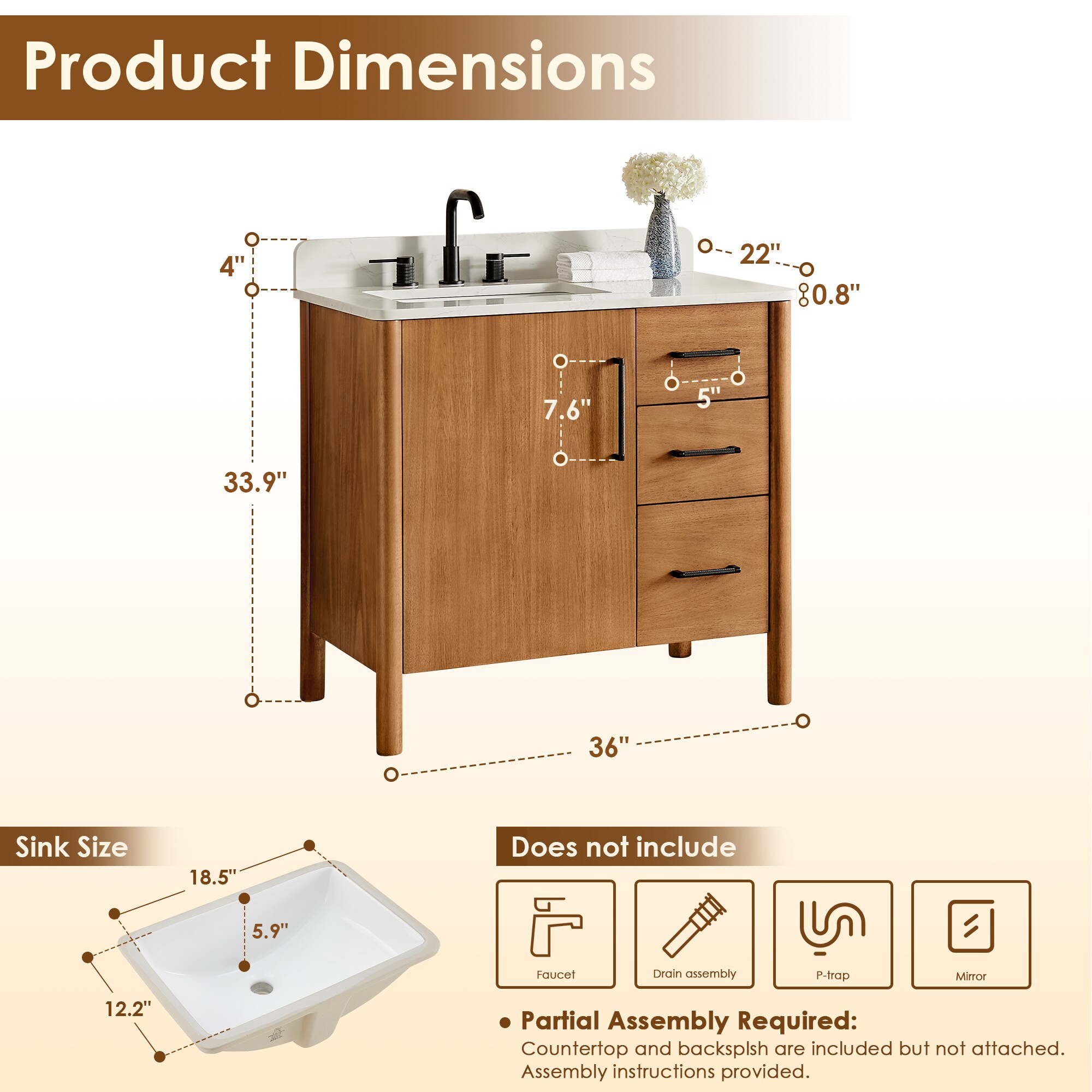 Altair 578036-MB-GW-NM Bath-Vanity-Combo - View #13