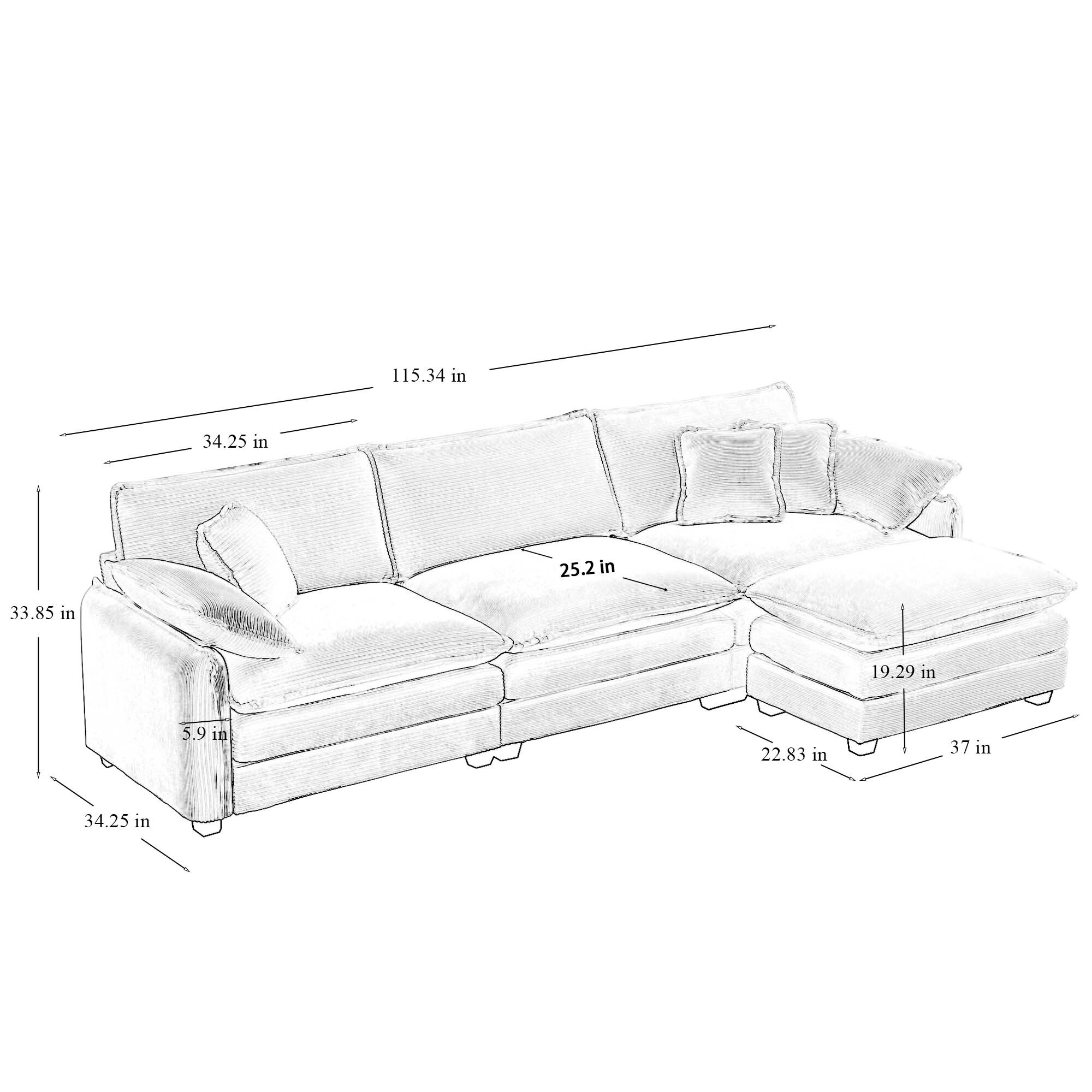 Bybafun YA3700415 Sofas-Loveseats - View #4