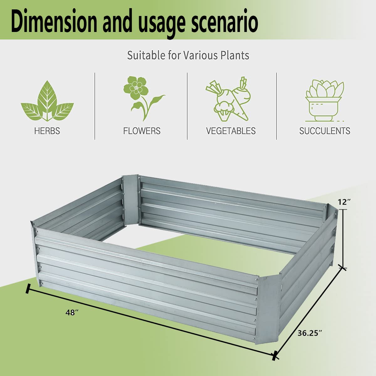 LuxenHome WHPL1271 Raised-Garden-Beds - View #5