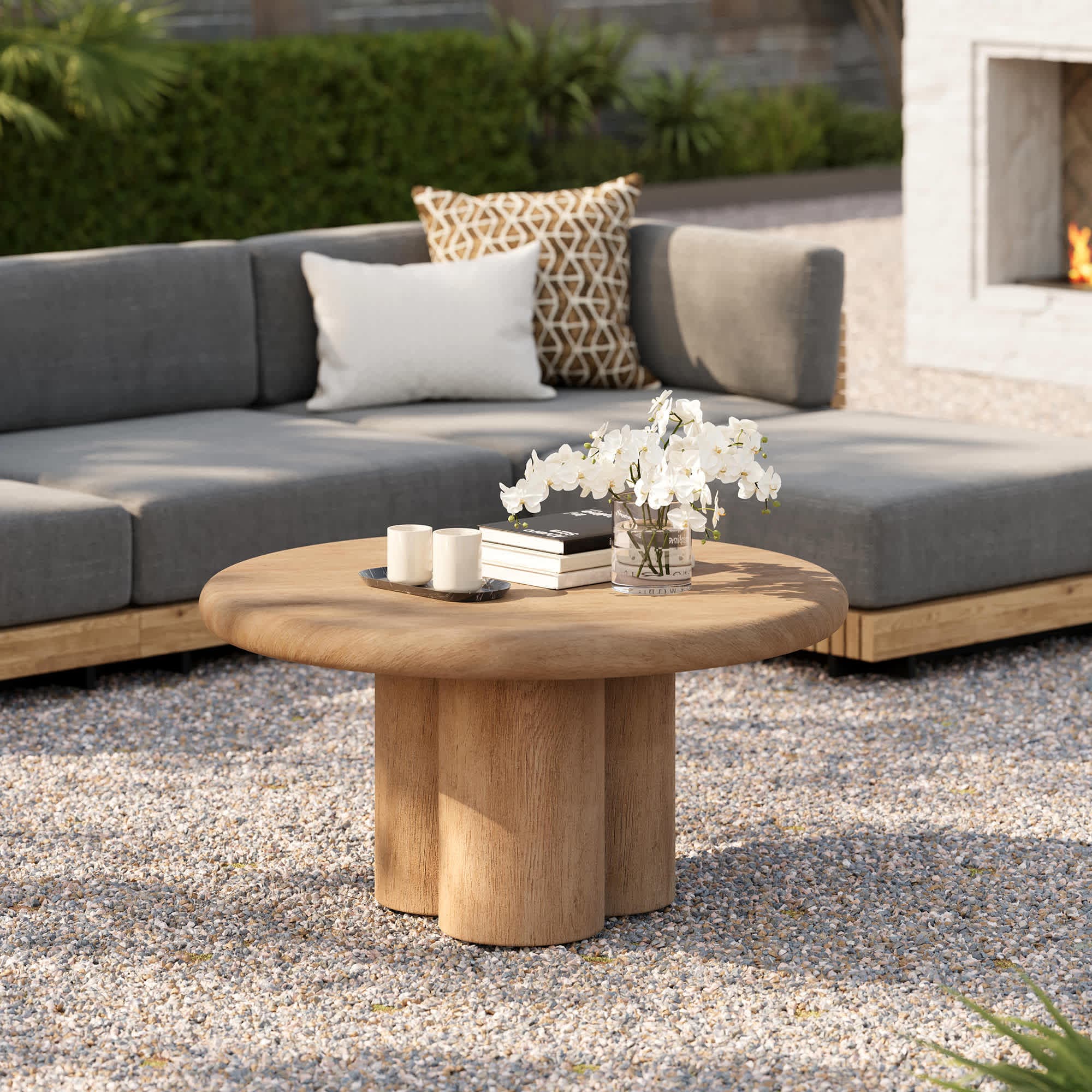 Modway EEI-7620-OAK Patio-Tables - View #5