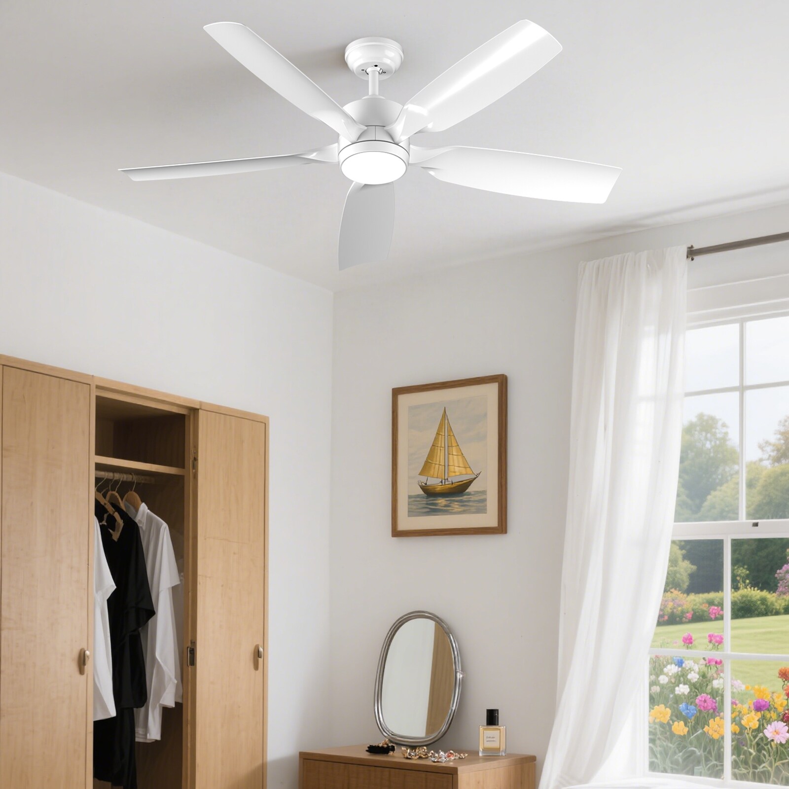 COWSAR LSCF-FL9267-WHITE Ceiling-Fans - View #15